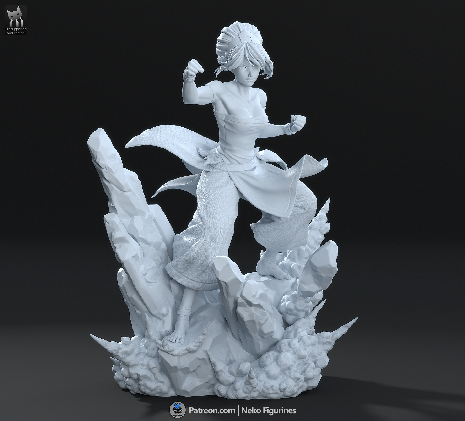 Toph from Avatar by Neko Figurines | High Quality Resin Print | Painted Commissions available! - Sephiknot