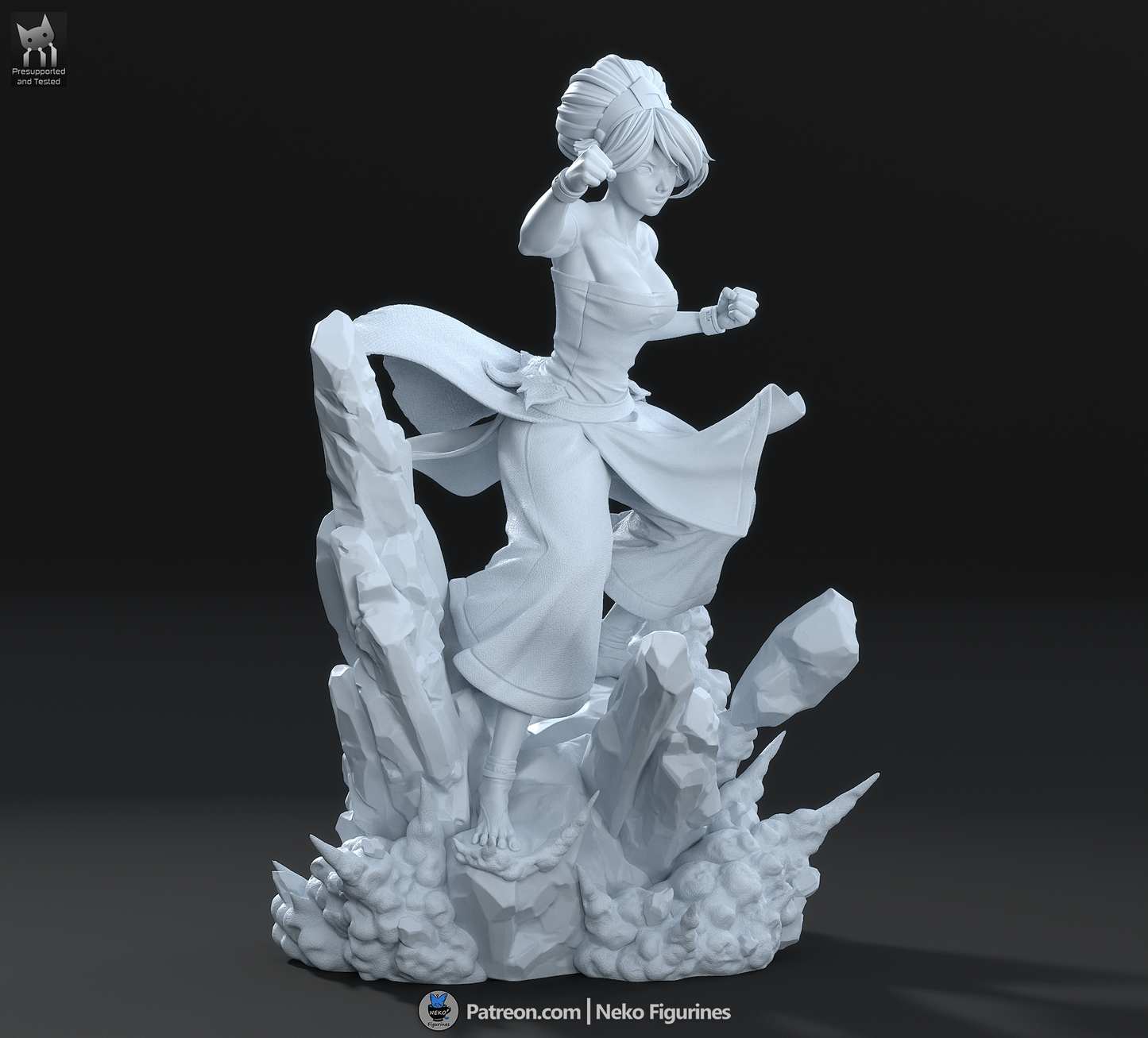 Toph from Avatar by Neko Figurines | High Quality Resin Print | Painted Commissions available! - Sephiknot