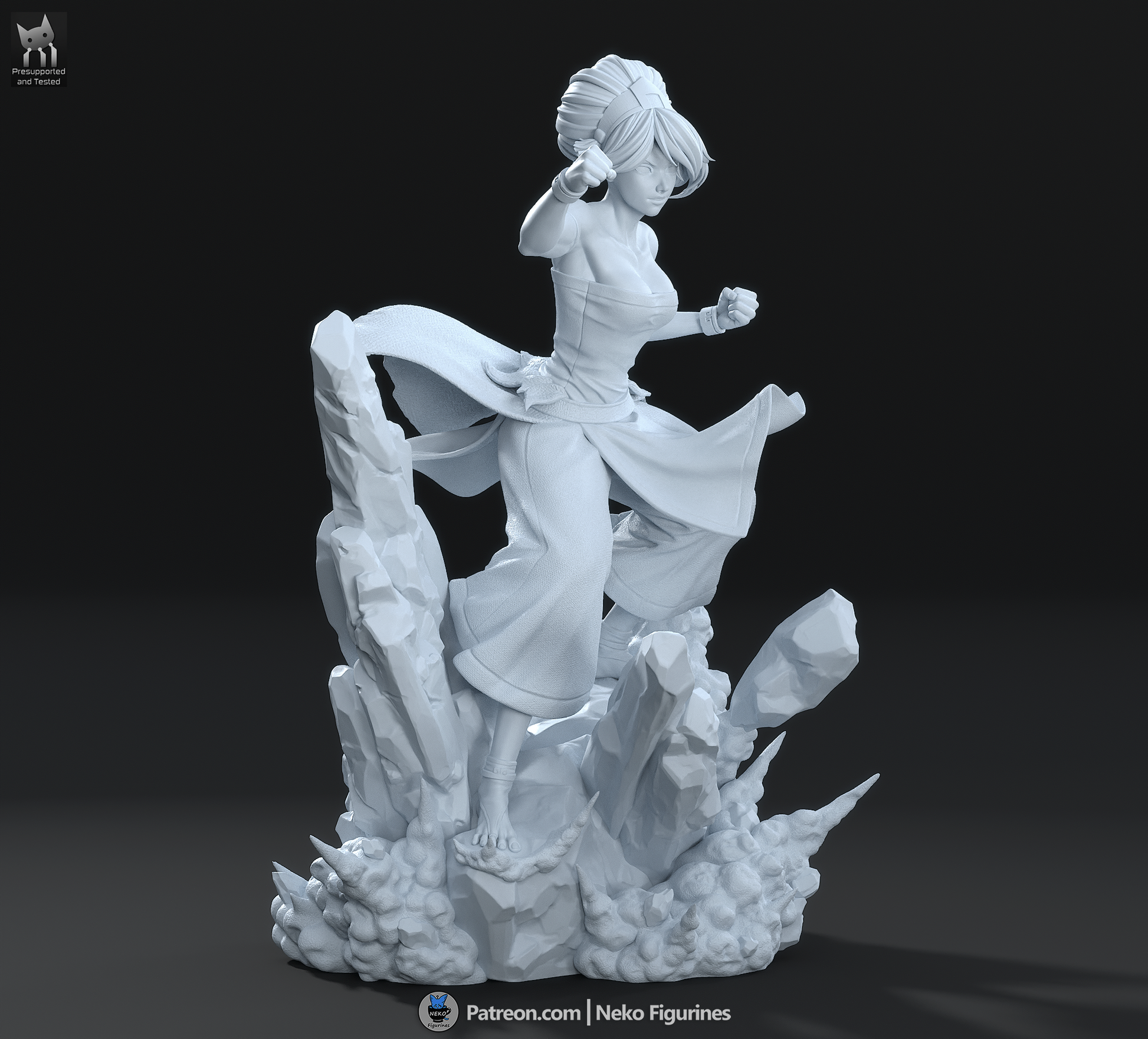 Toph from Avatar by Neko Figurines | High Quality Resin Print | Painted Commissions available! - Sephiknot