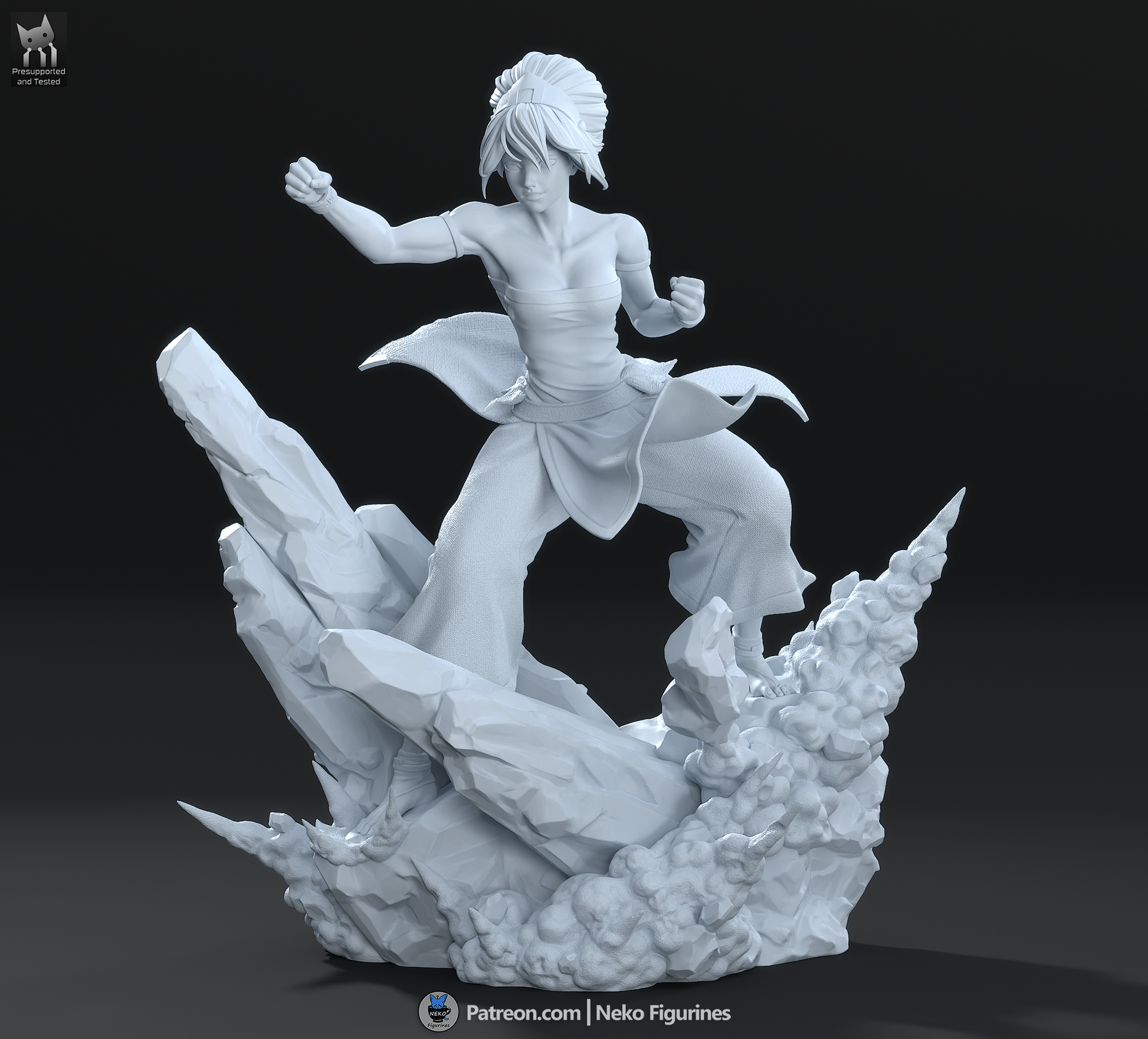 Toph from Avatar by Neko Figurines | High Quality Resin Print | Painted Commissions available! - Sephiknot