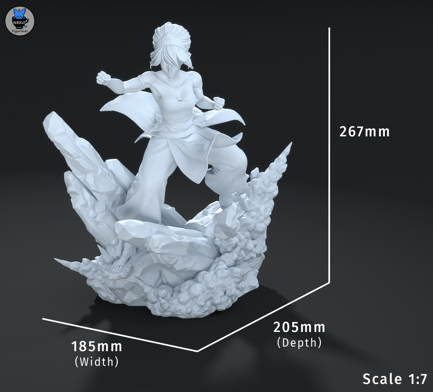 Toph from Avatar by Neko Figurines | High Quality Resin Print | Painted Commissions available! - Sephiknot