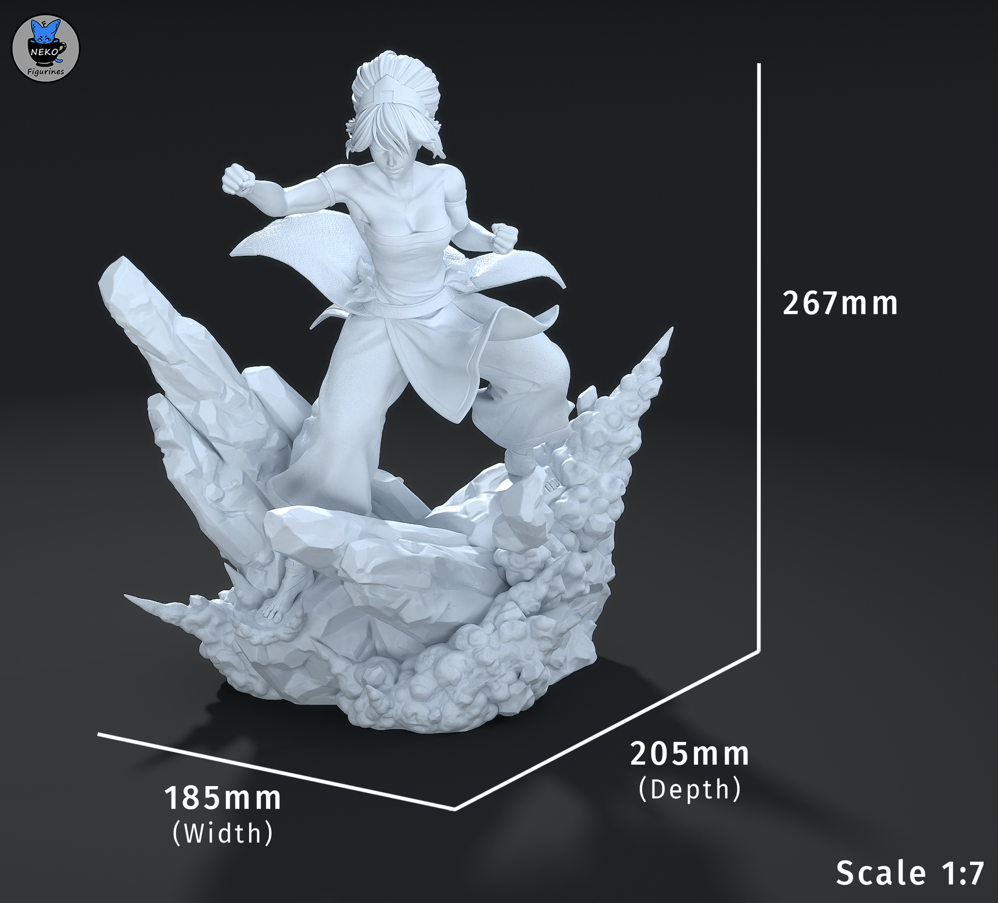 Toph from Avatar by Neko Figurines | High Quality Resin Print | Painted Commissions available! - Sephiknot