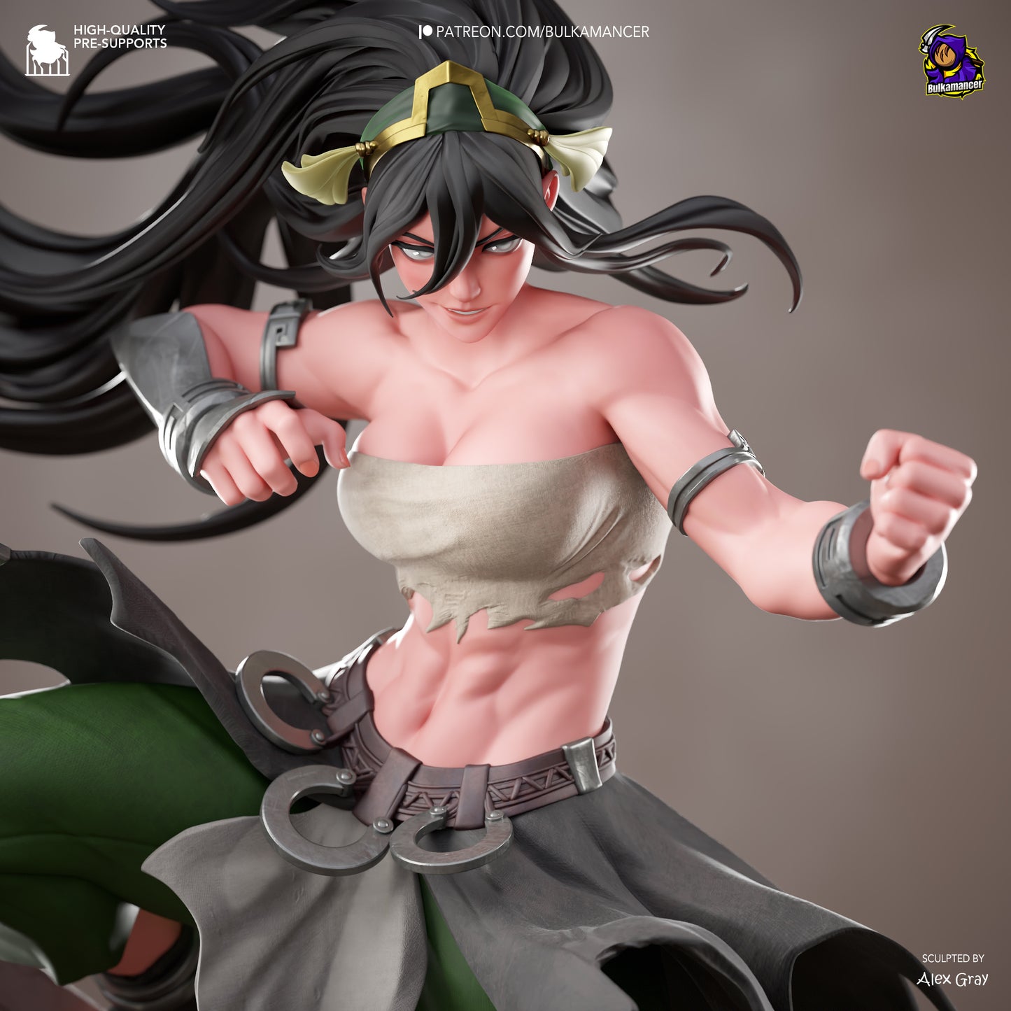 Toph from Avatar by Bulkamancer | High Quality Resin Print | Painted Commissions available!