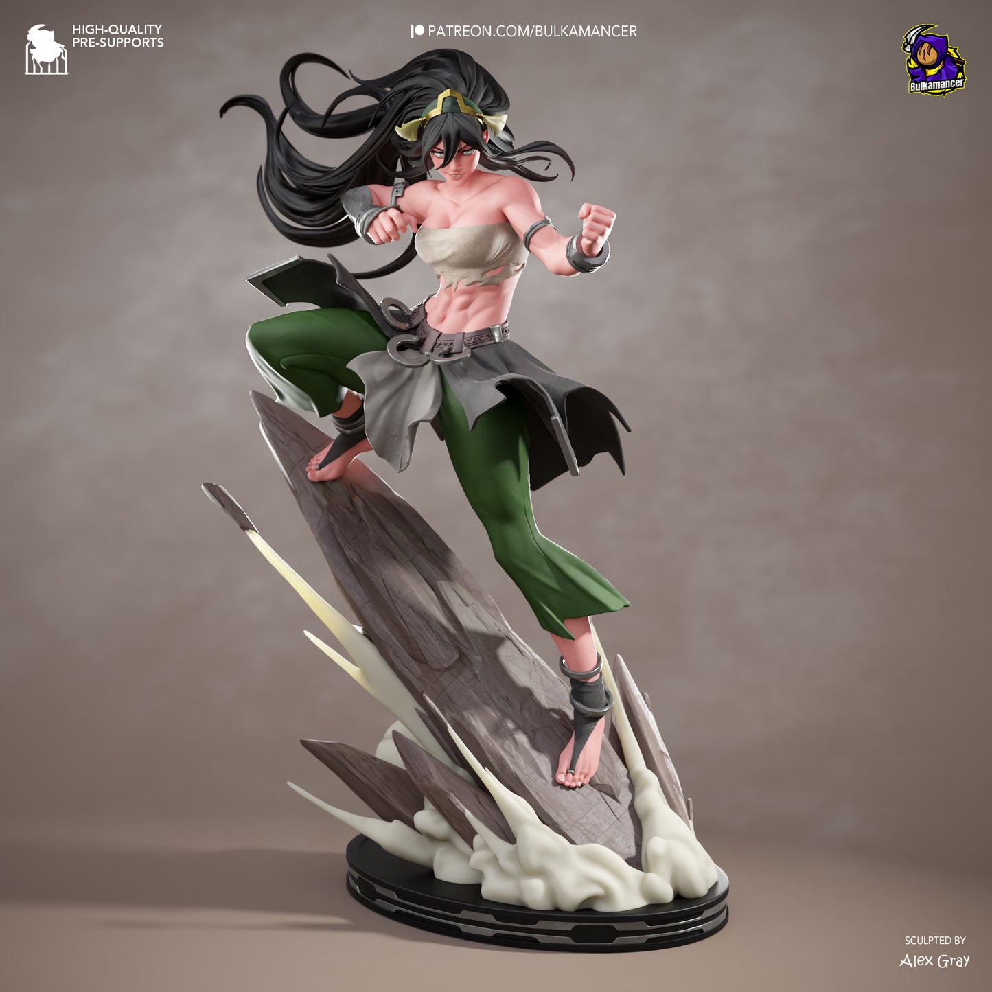 Toph from Avatar by Bulkamancer | High Quality Resin Print | Painted Commissions available!