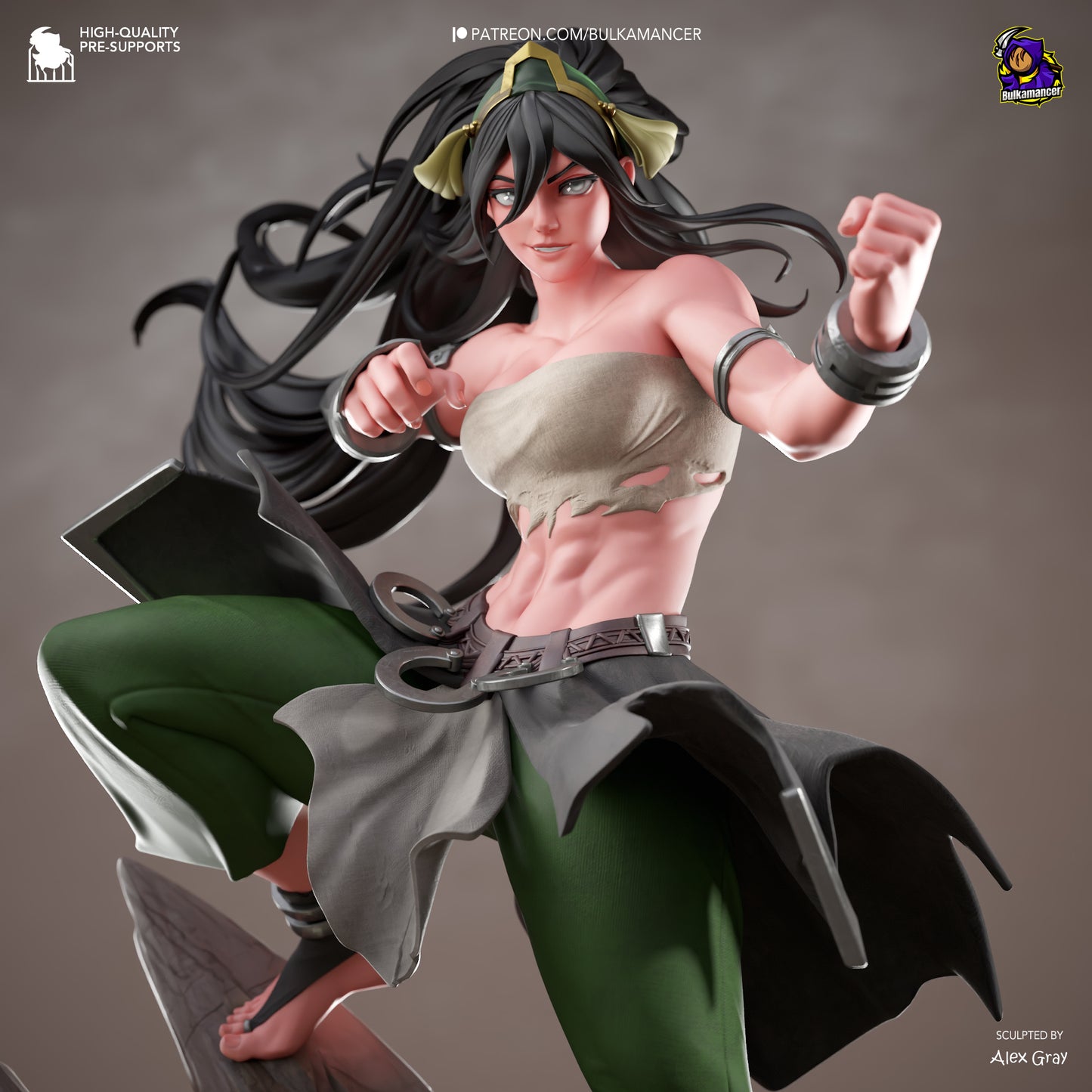 Toph from Avatar by Bulkamancer | High Quality Resin Print | Painted Commissions available!