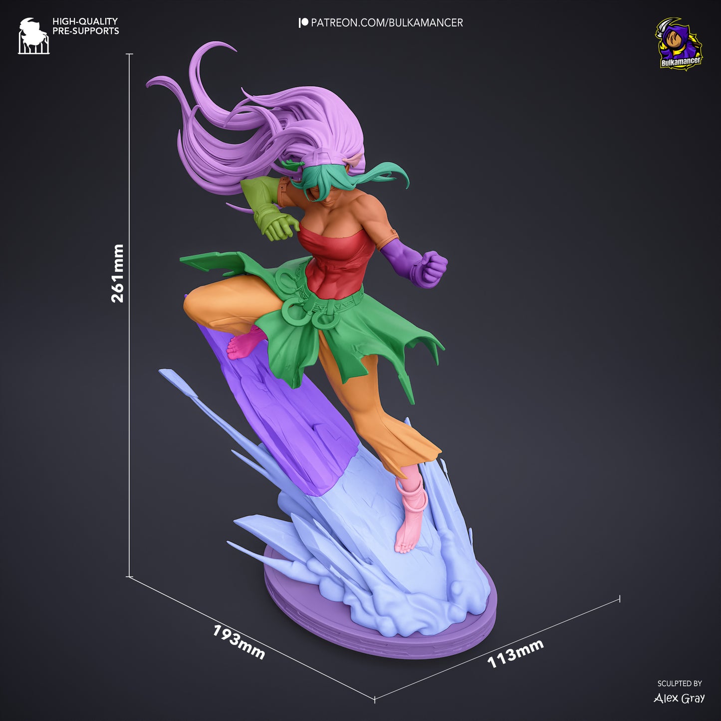 Toph from Avatar by Bulkamancer | High Quality Resin Print | Painted Commissions available!