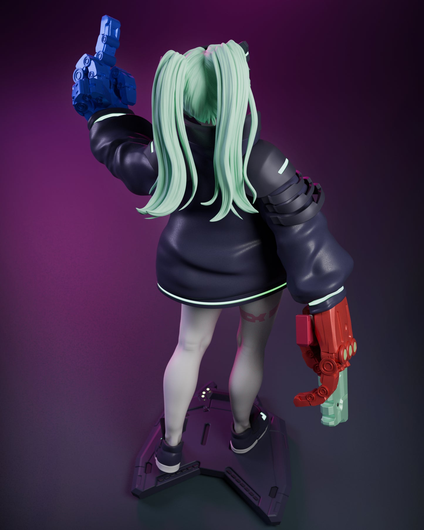 Rebecca from Cyberpunk Fan-Made Model by CA3D