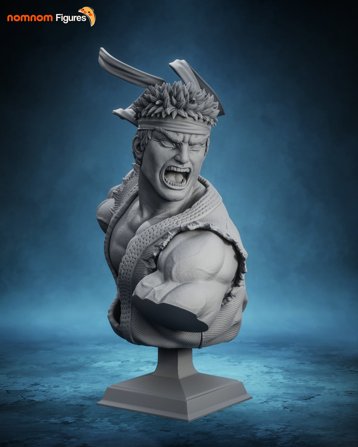 Ryu by NomNom | High Quality Resin Print | Painted Commissions available!