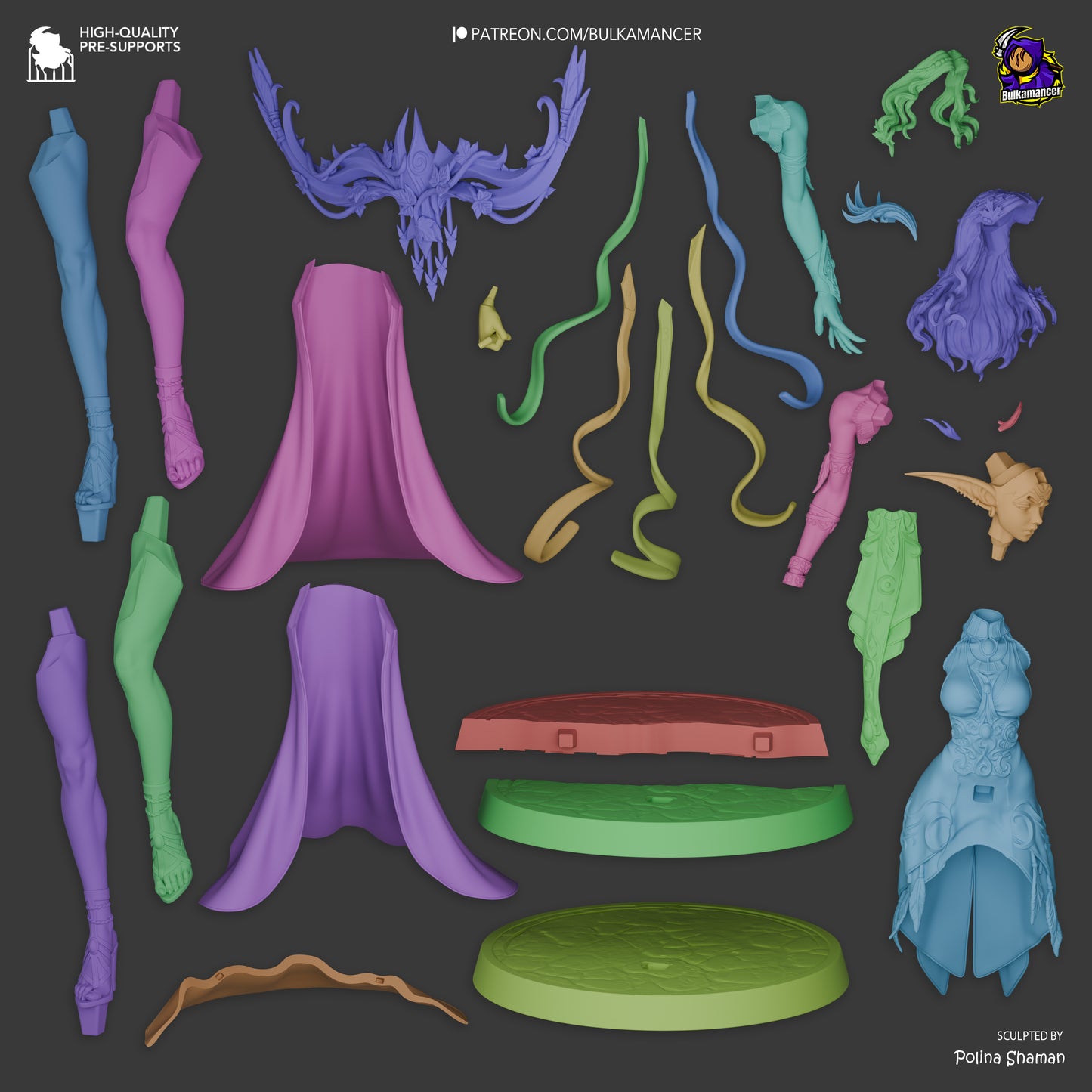 Tyrande from World of Warcraft Fan-Made Model by Bulkamancer