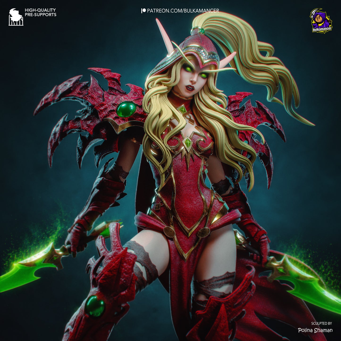 Valeera from Warcraft by Bulkamancer | High Quality Resin Print | Painted Commissions available!