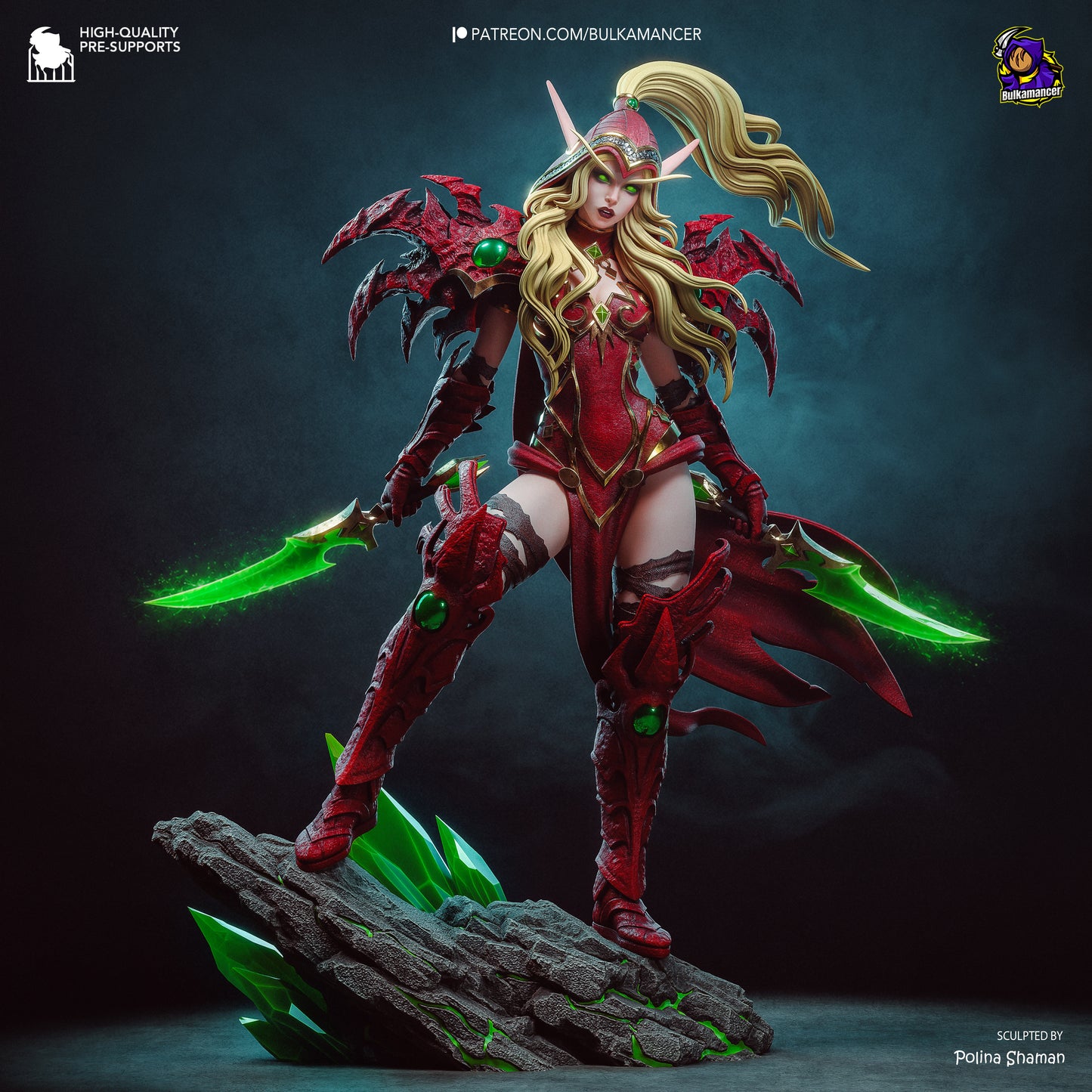 Valeera from Warcraft by Bulkamancer | High Quality Resin Print | Painted Commissions available!