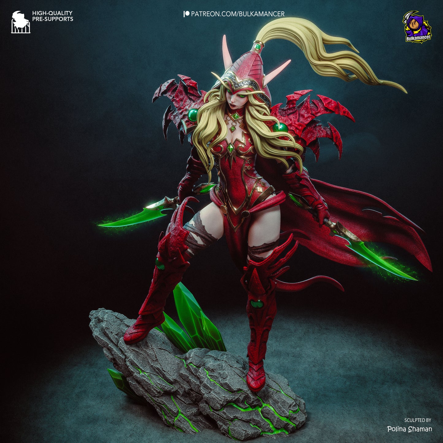 Valeera from Warcraft by Bulkamancer | High Quality Resin Print | Painted Commissions available!