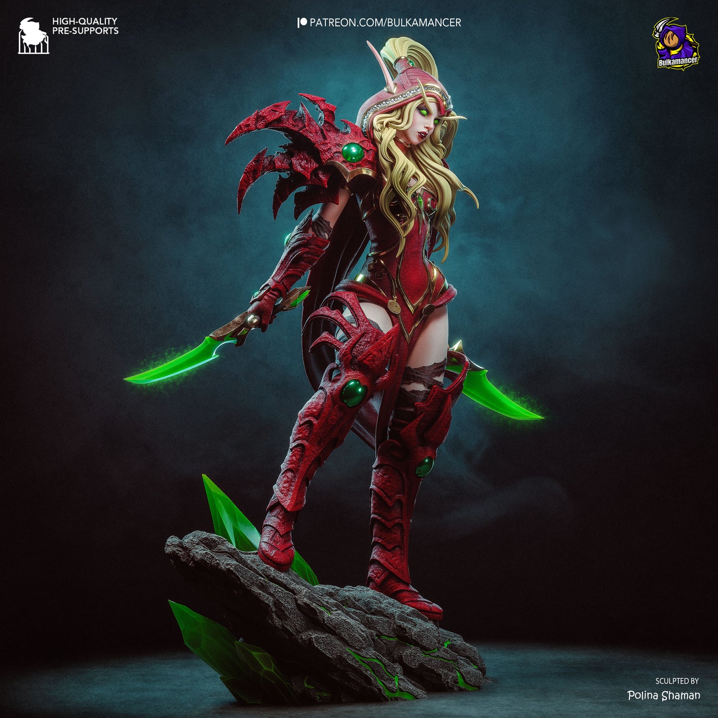 Valeera from Warcraft by Bulkamancer | High Quality Resin Print | Painted Commissions available!