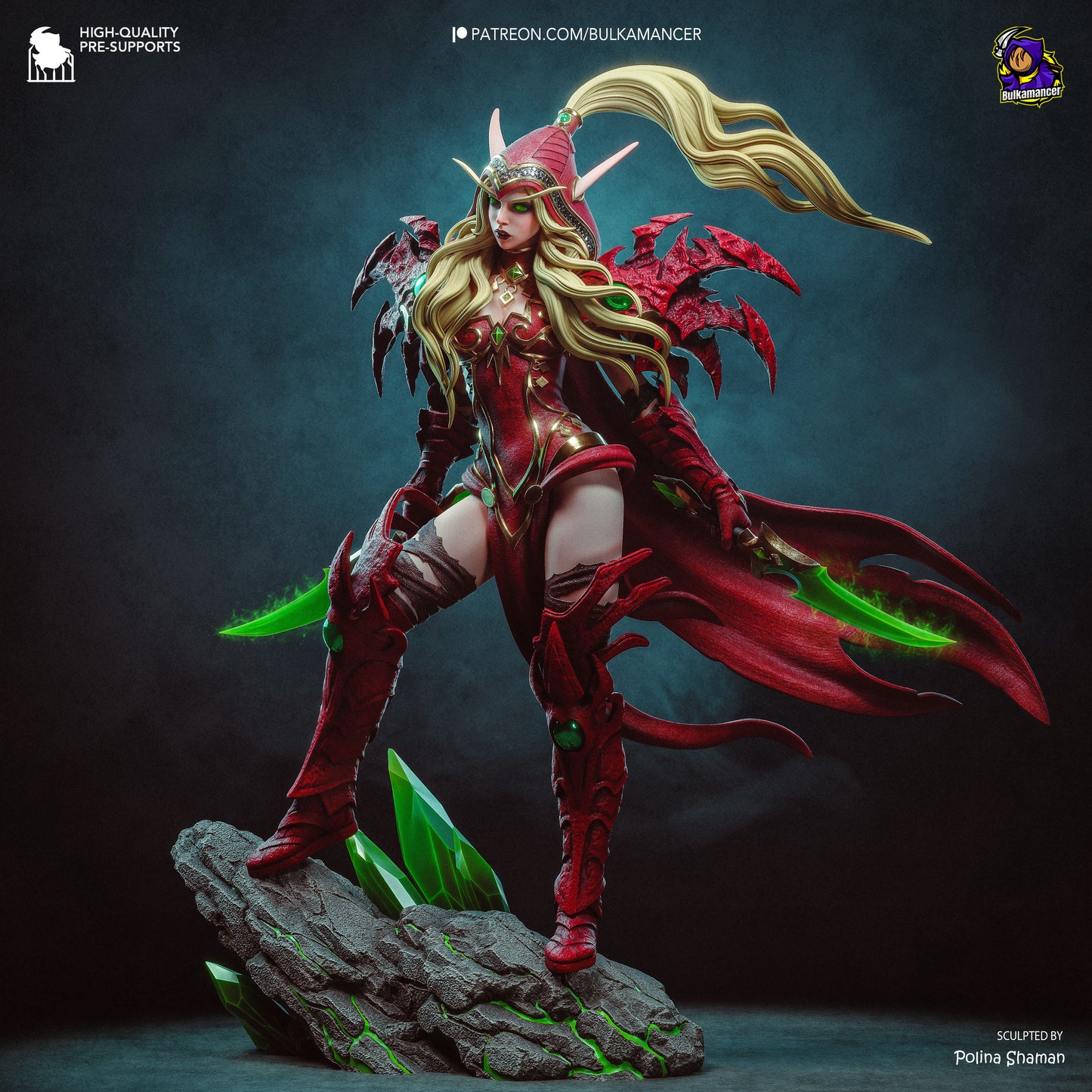 Valeera from Warcraft by Bulkamancer | High Quality Resin Print | Painted Commissions available!