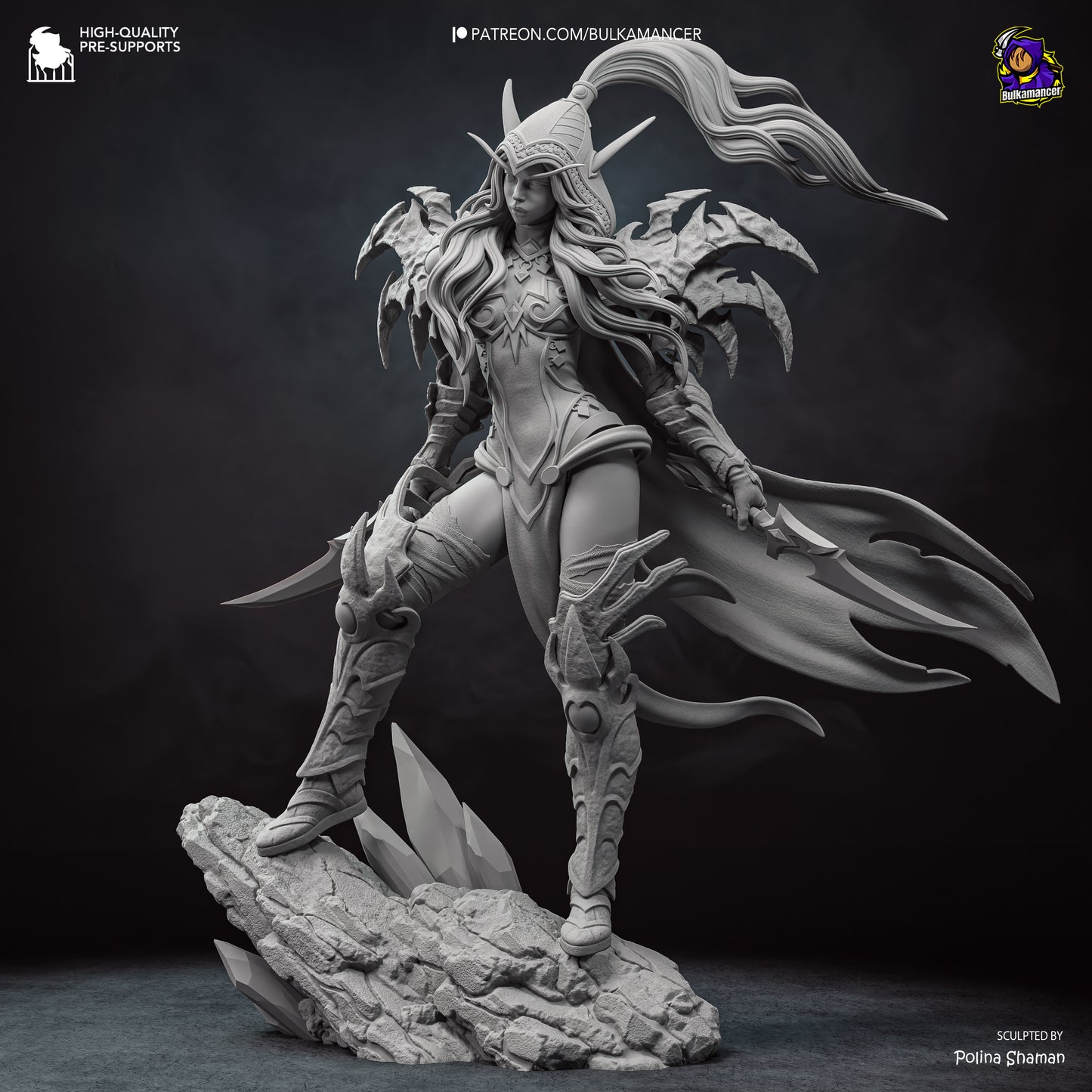 Valeera from Warcraft by Bulkamancer | High Quality Resin Print | Painted Commissions available!