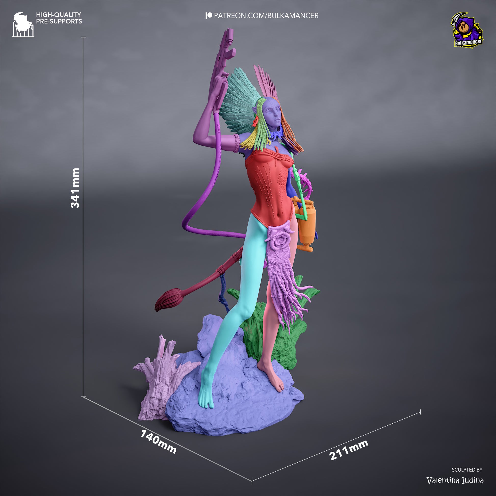 Varang from Avatar by Bulkamancer | High Quality Resin Print | Painted Commissions available! - Sephiknot