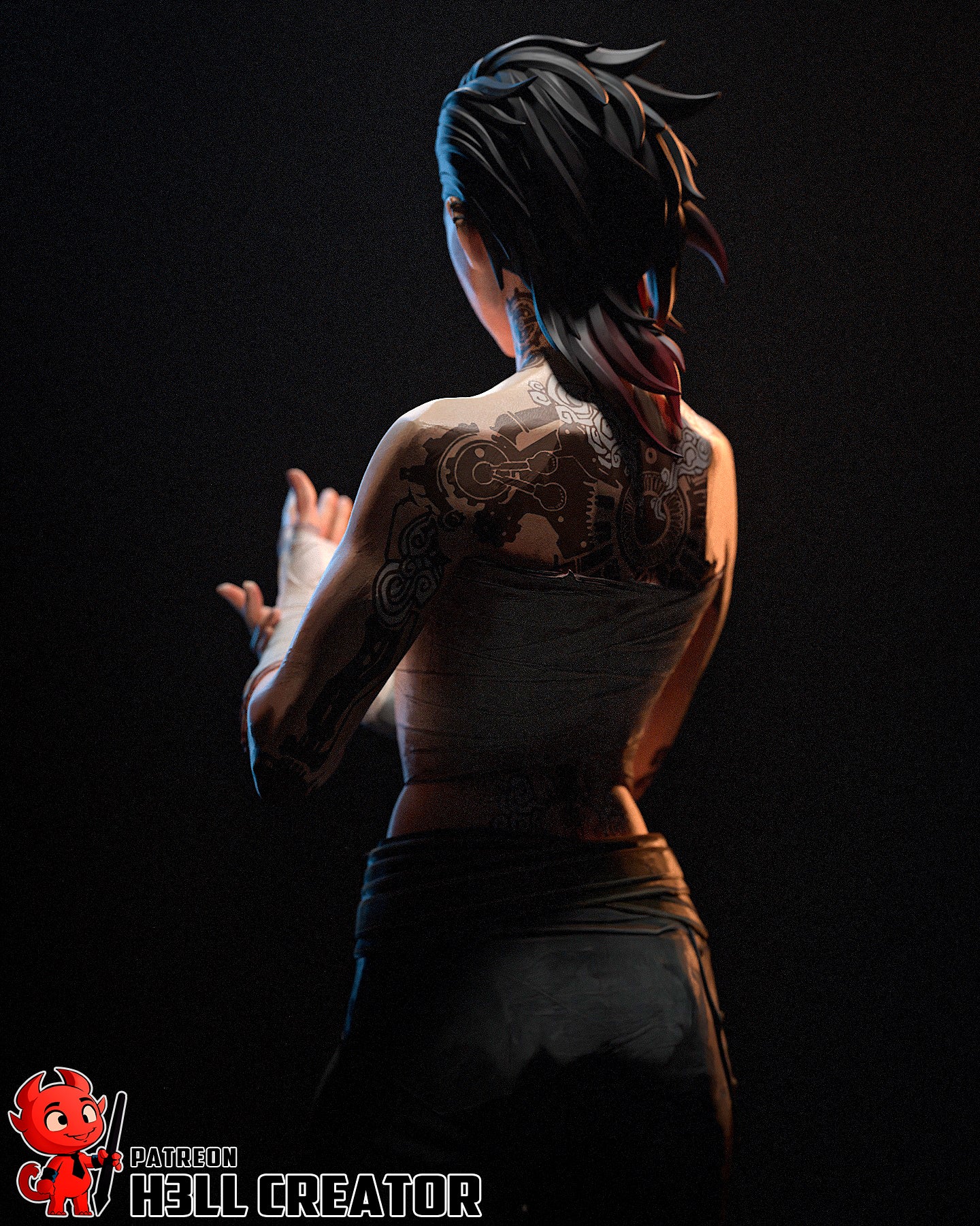 Arena Fighter Vi Garage Kit | Fanmade Model by h3llcreator | Arcanne  3D Printed - Sephiknot