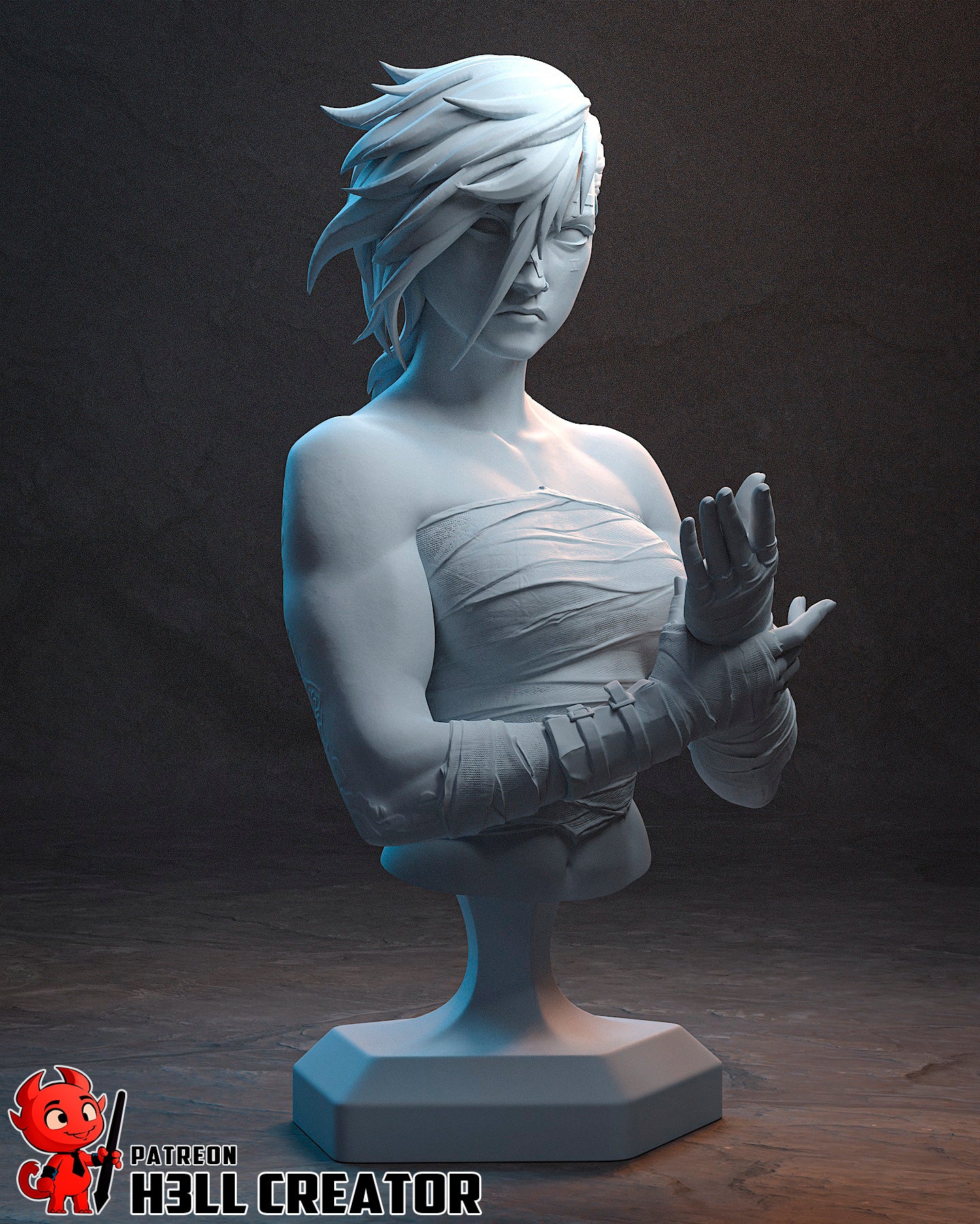 Arena Fighter Vi Garage Kit | Fanmade Model by h3llcreator | Arcanne  3D Printed - Sephiknot