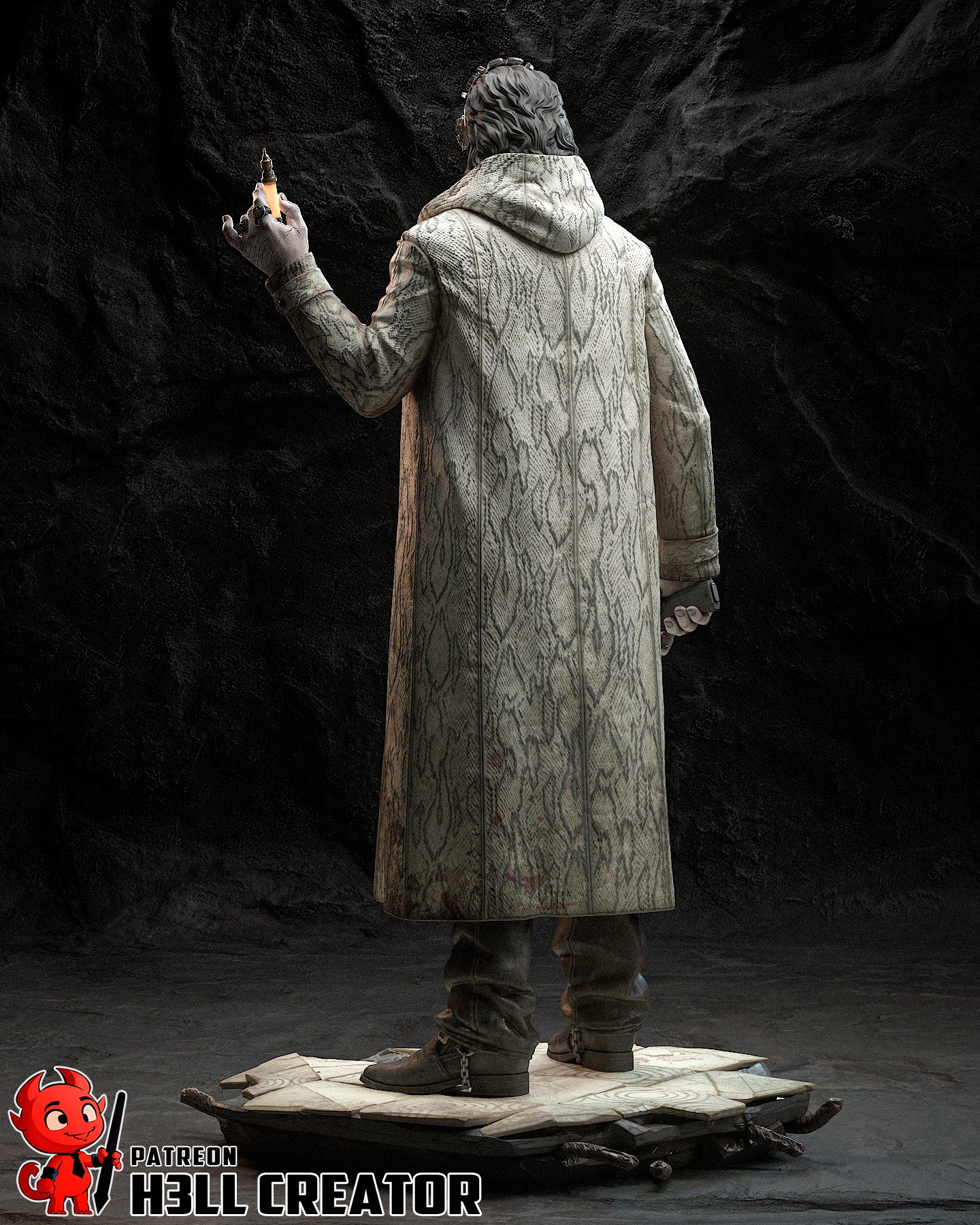 Victor Gideon rom Resident Evil by h3ll creator | High Quality Resin Print | Painted Commissions available!