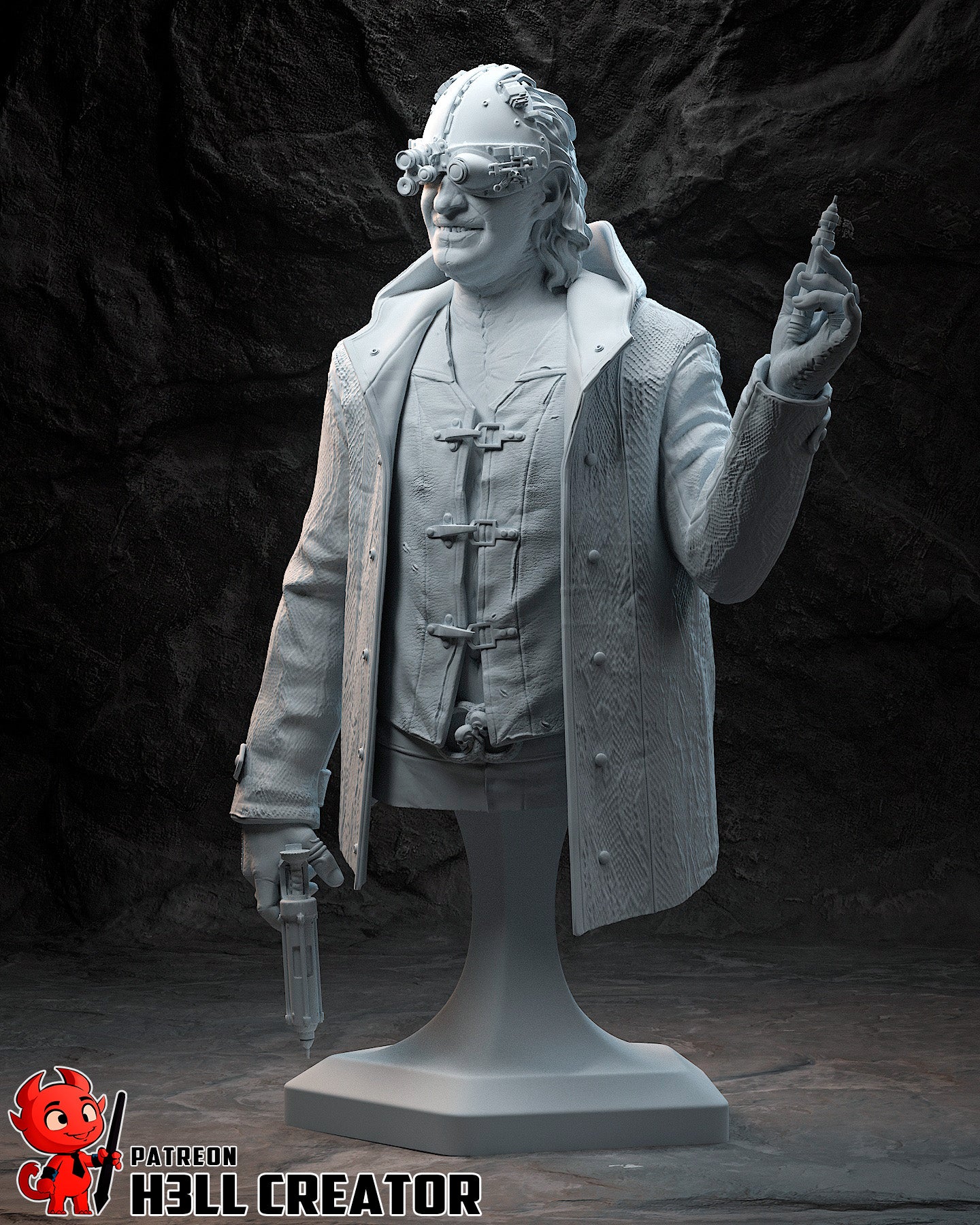 Victor Gideon rom Resident Evil by h3ll creator | High Quality Resin Print | Painted Commissions available!