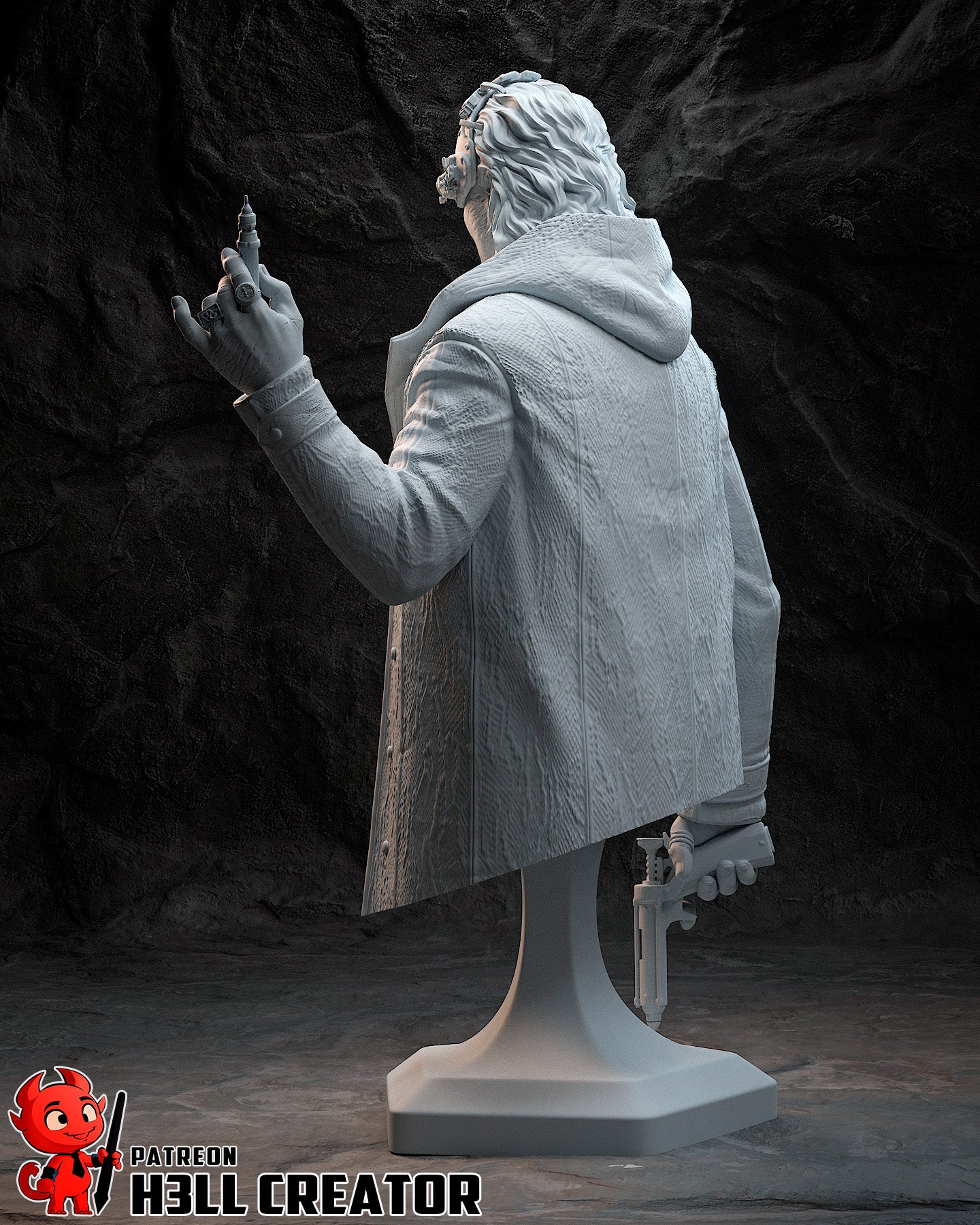 Victor Gideon rom Resident Evil by h3ll creator | High Quality Resin Print | Painted Commissions available!