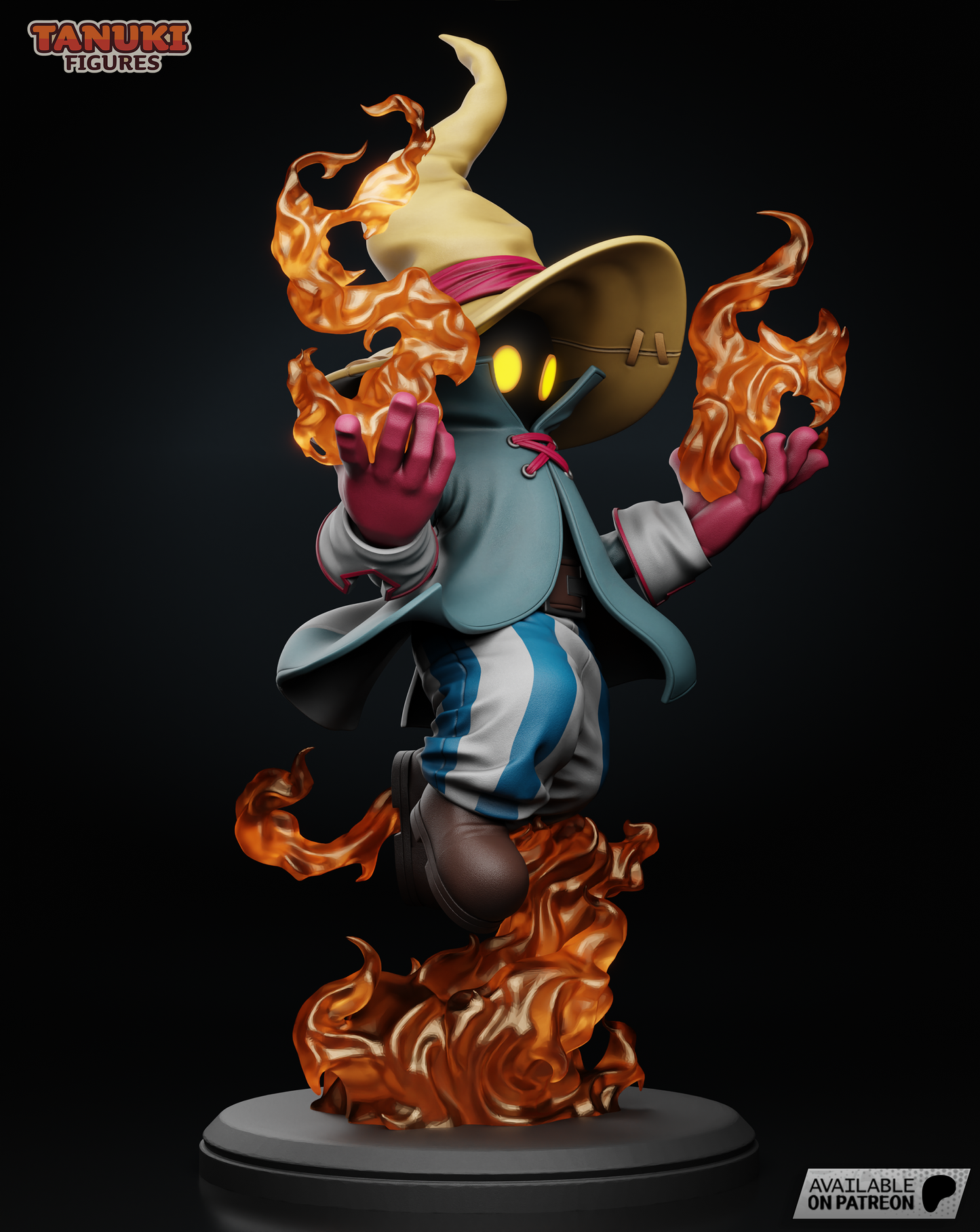 Vivi Garage Kit | Fanmade Model by Tanuki Figures | Final Fantasy IX | 3D Printed - Sephiknot