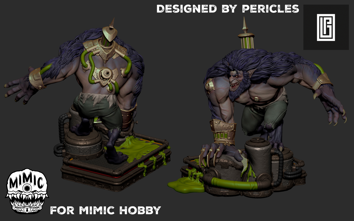Warwick by Mimic Hobby | High Quality Resin Print | Painted Commissions available!