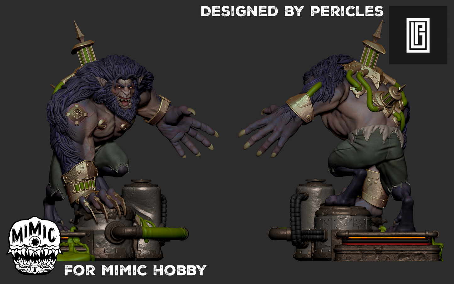 Warwick by Mimic Hobby | High Quality Resin Print | Painted Commissions available!