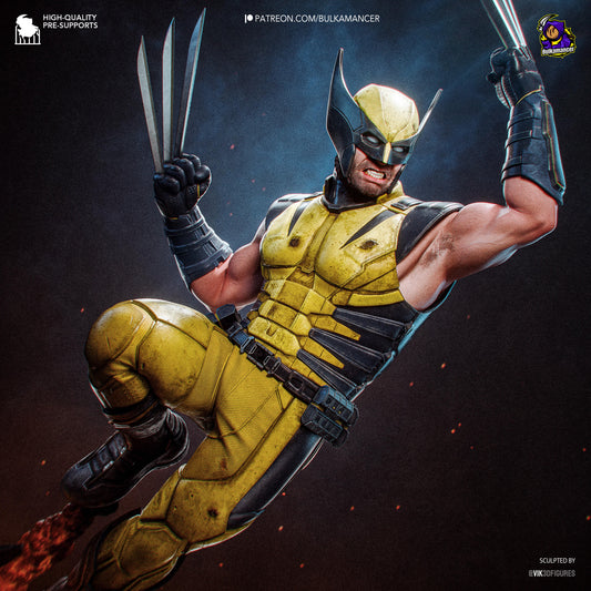 Wolverine by Bulkamancer | High Quality Resin Print | Painted Commissions available!