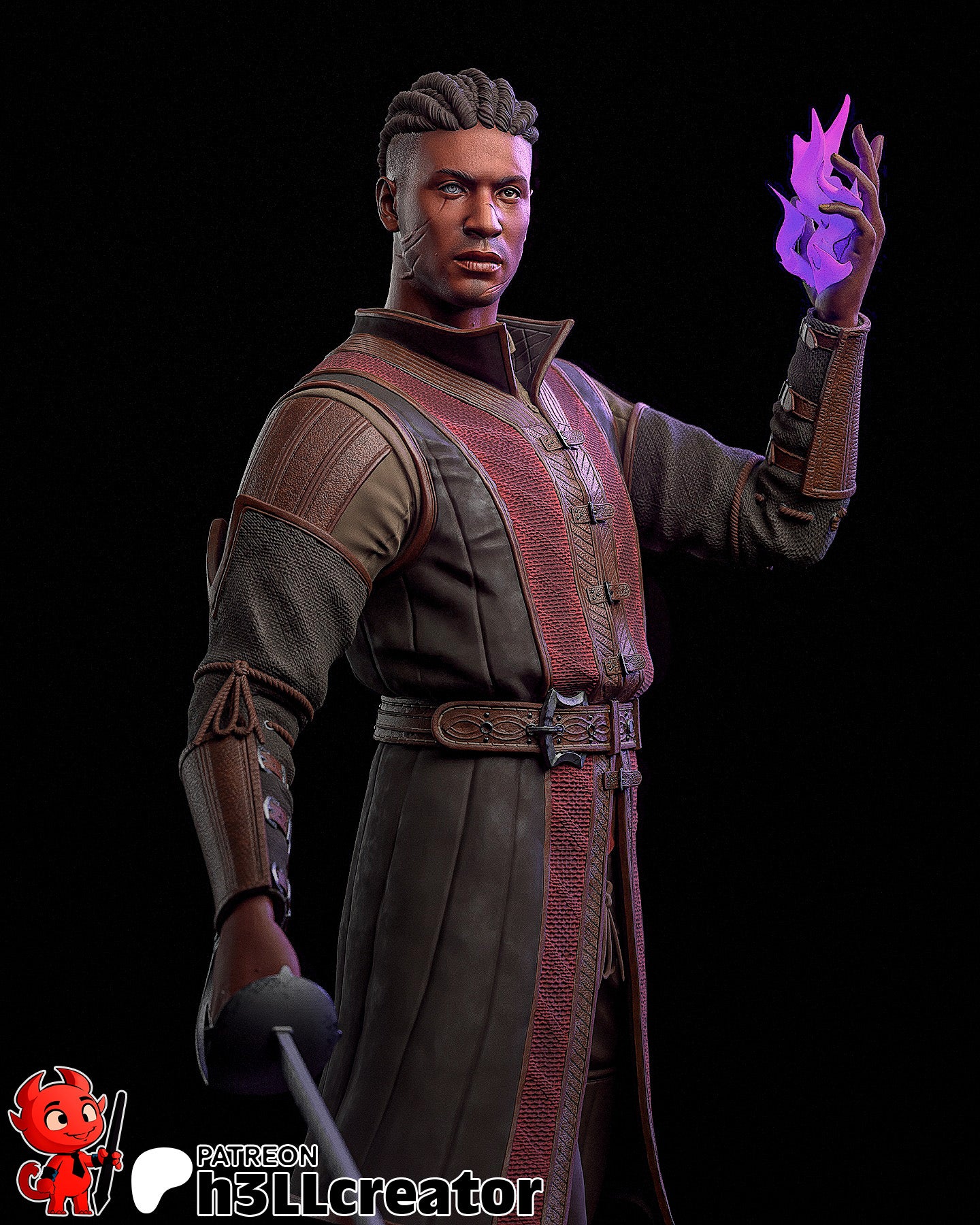 Wyll Garage Kit | Fanmade Model by h3llCreator | Baldurs Gate | 3D Printed - Sephiknot