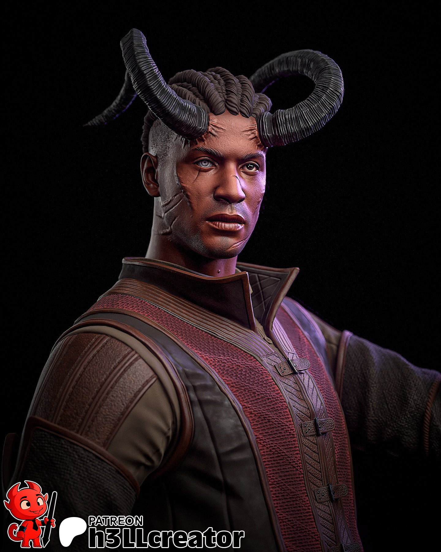 Wyll Garage Kit | Fanmade Model by h3llCreator | Baldurs Gate | 3D Printed - Sephiknot