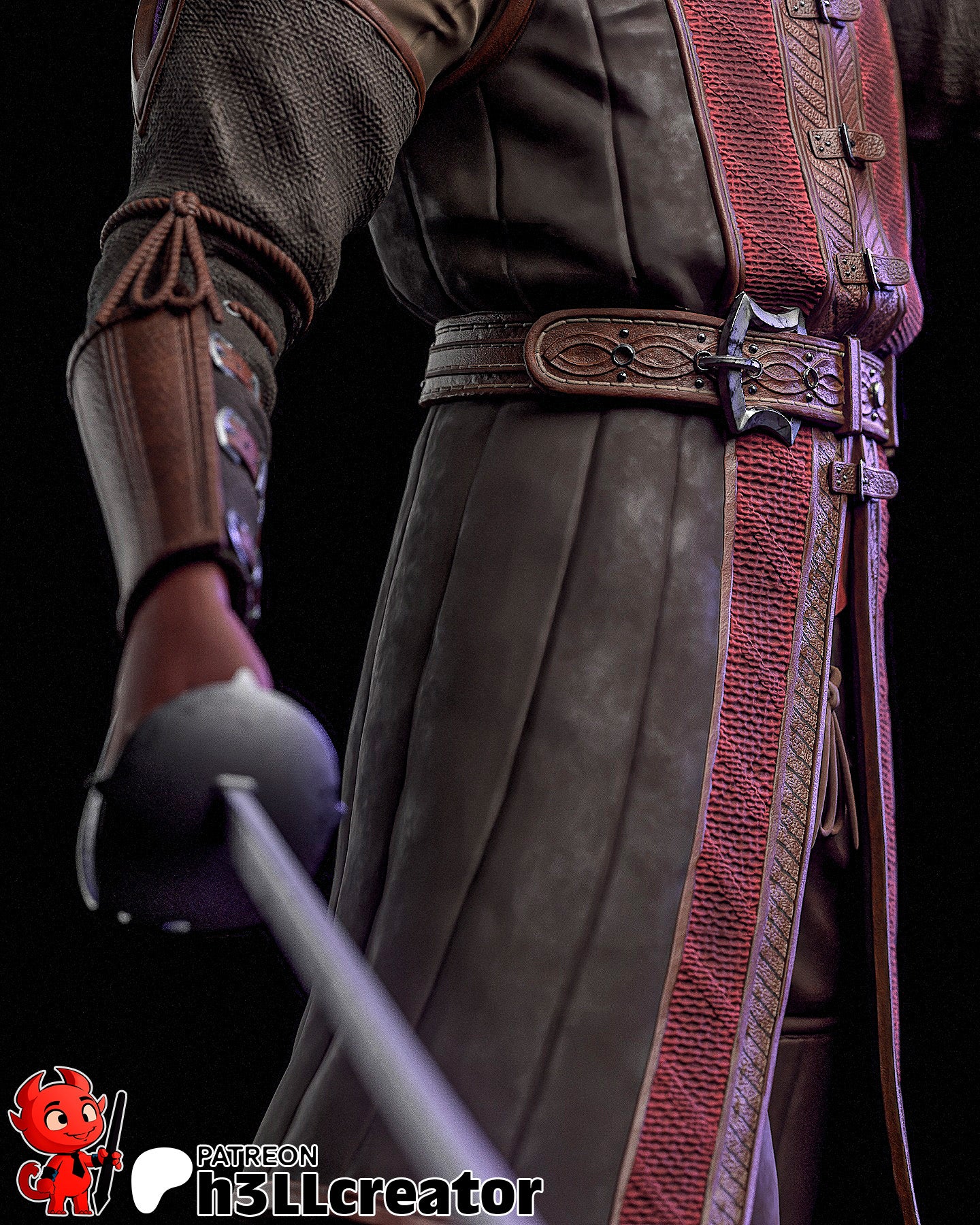 Wyll Garage Kit | Fanmade Model by h3llCreator | Baldurs Gate | 3D Printed - Sephiknot