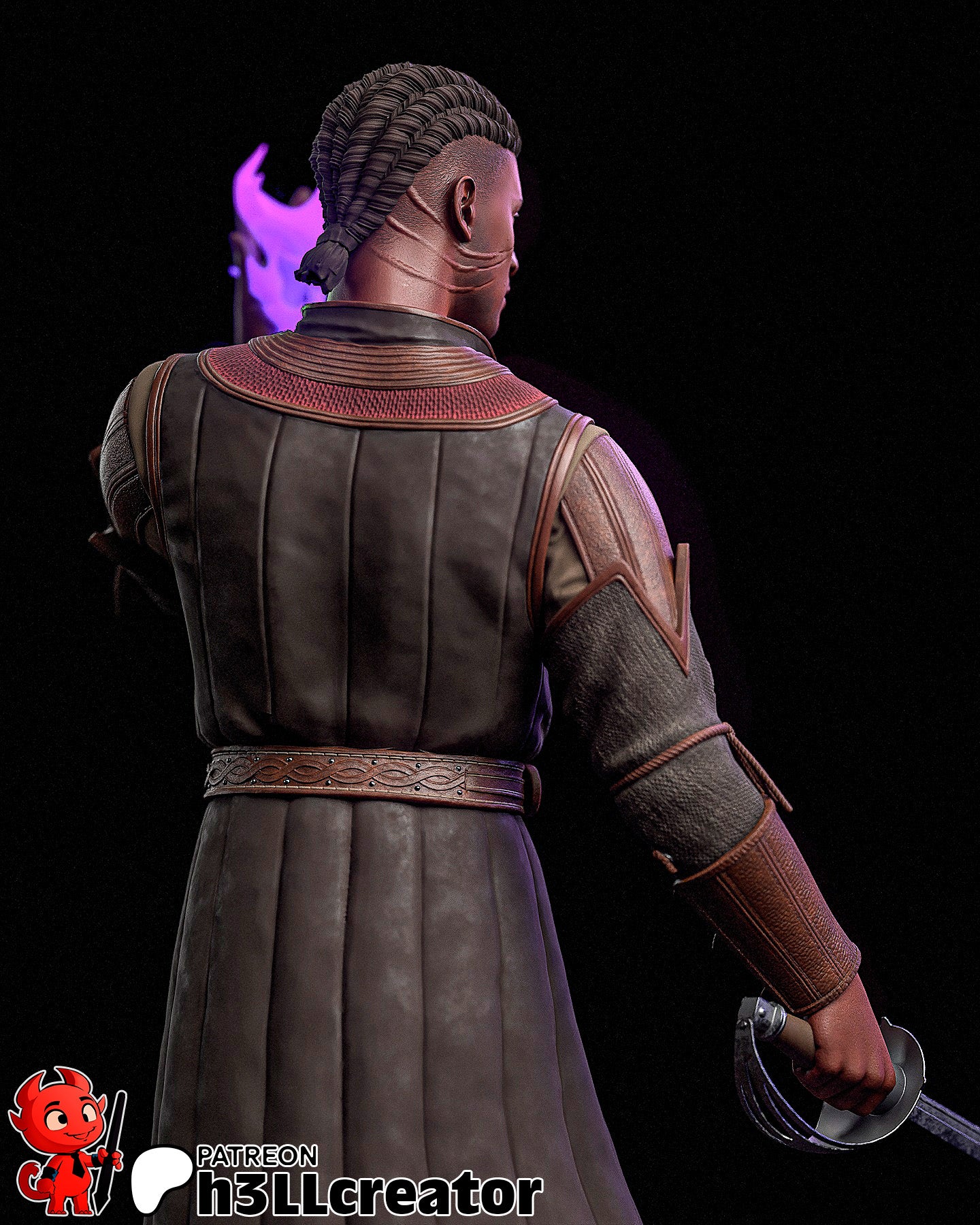 Wyll Garage Kit | Fanmade Model by h3llCreator | Baldurs Gate | 3D Printed - Sephiknot