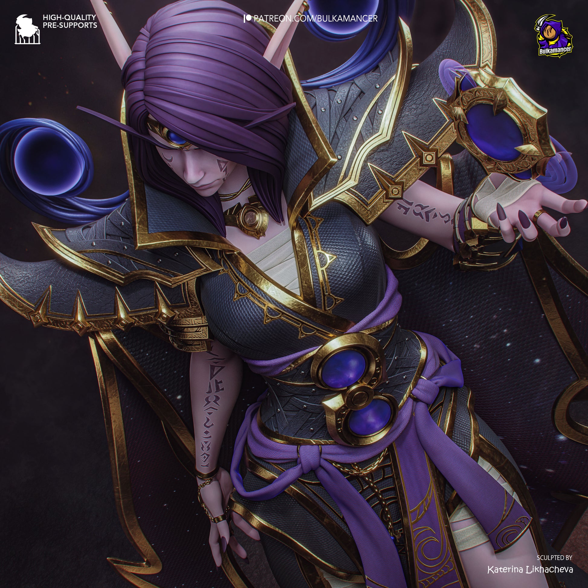Xal'atath from Warcraft by Bulkamancer | High Quality Resin Print | Painted Commissions available! - Sephiknot
