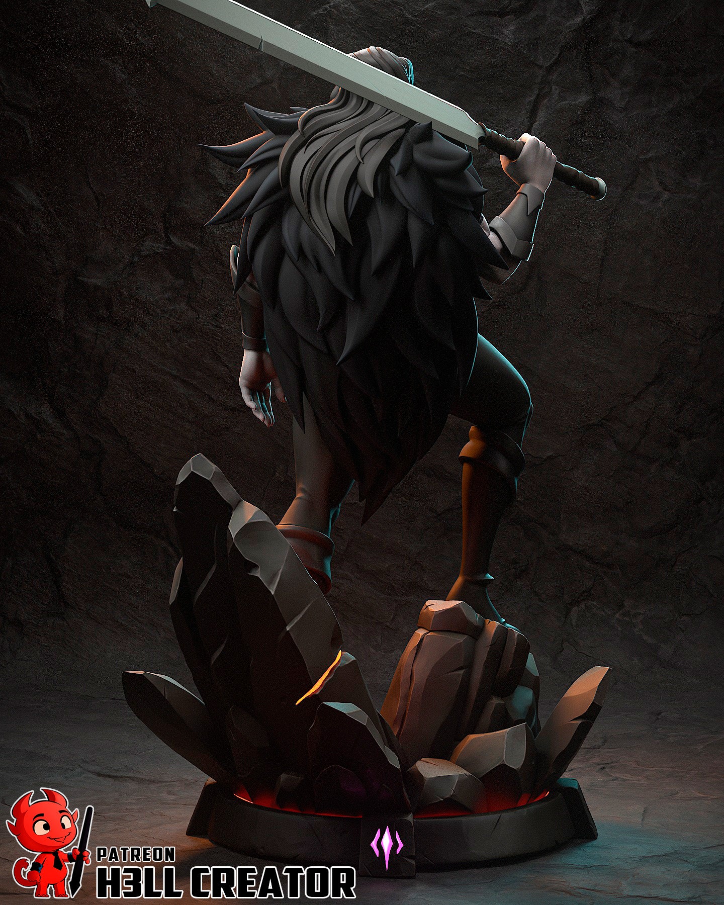 Yasha from The Mighy Nein by h3ll creator | High Quality Resin Print | Painted Commissions available! - Sephiknot