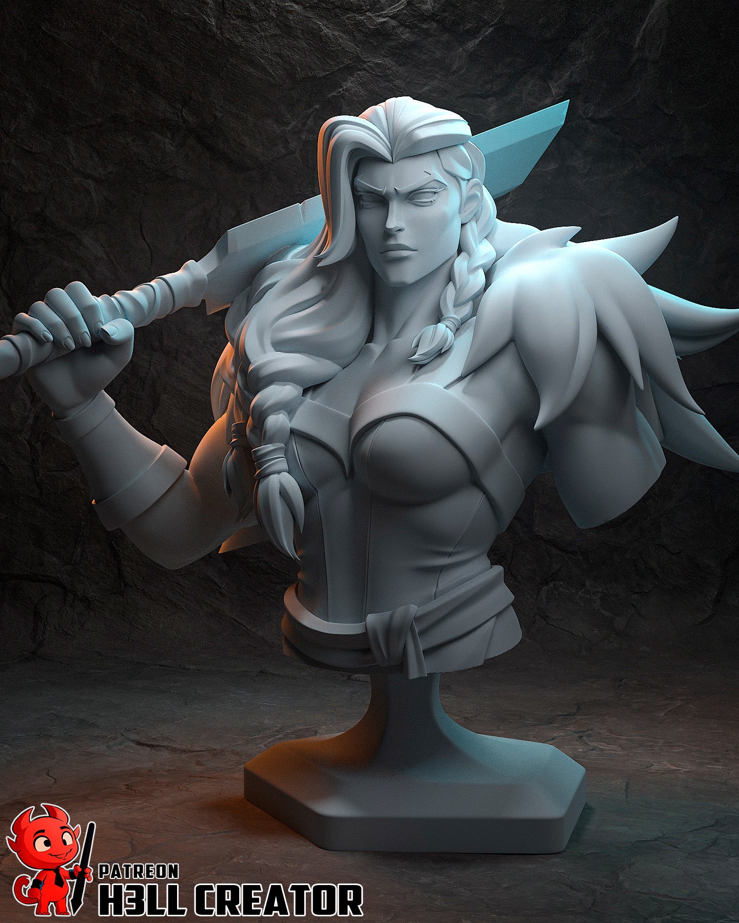 Yasha from The Mighy Nein by h3ll creator | High Quality Resin Print | Painted Commissions available! - Sephiknot