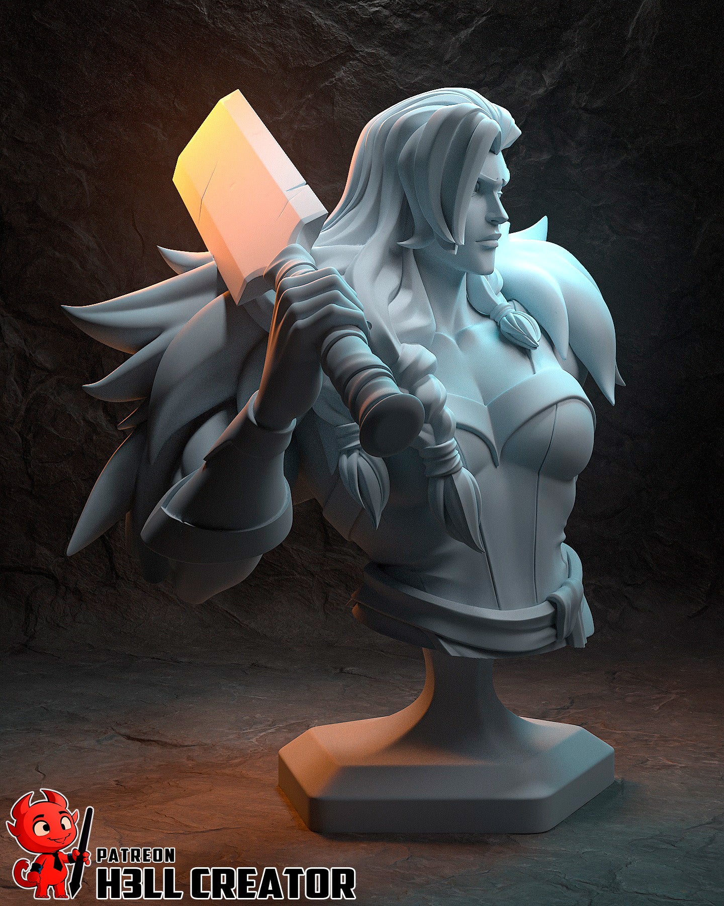 Yasha from The Mighy Nein by h3ll creator | High Quality Resin Print | Painted Commissions available! - Sephiknot