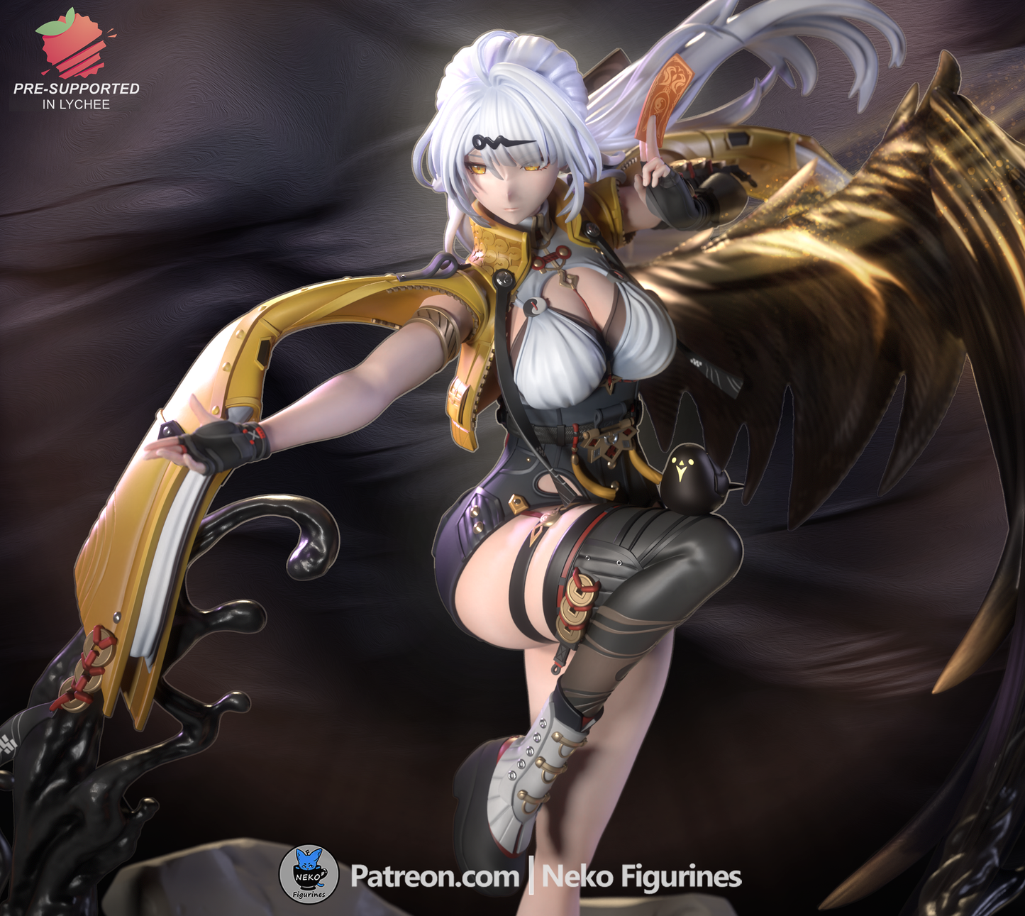Yixuan from Zenless Zone Zero by Neko Figurines | High Quality Resin Print | Painted Commissions available!