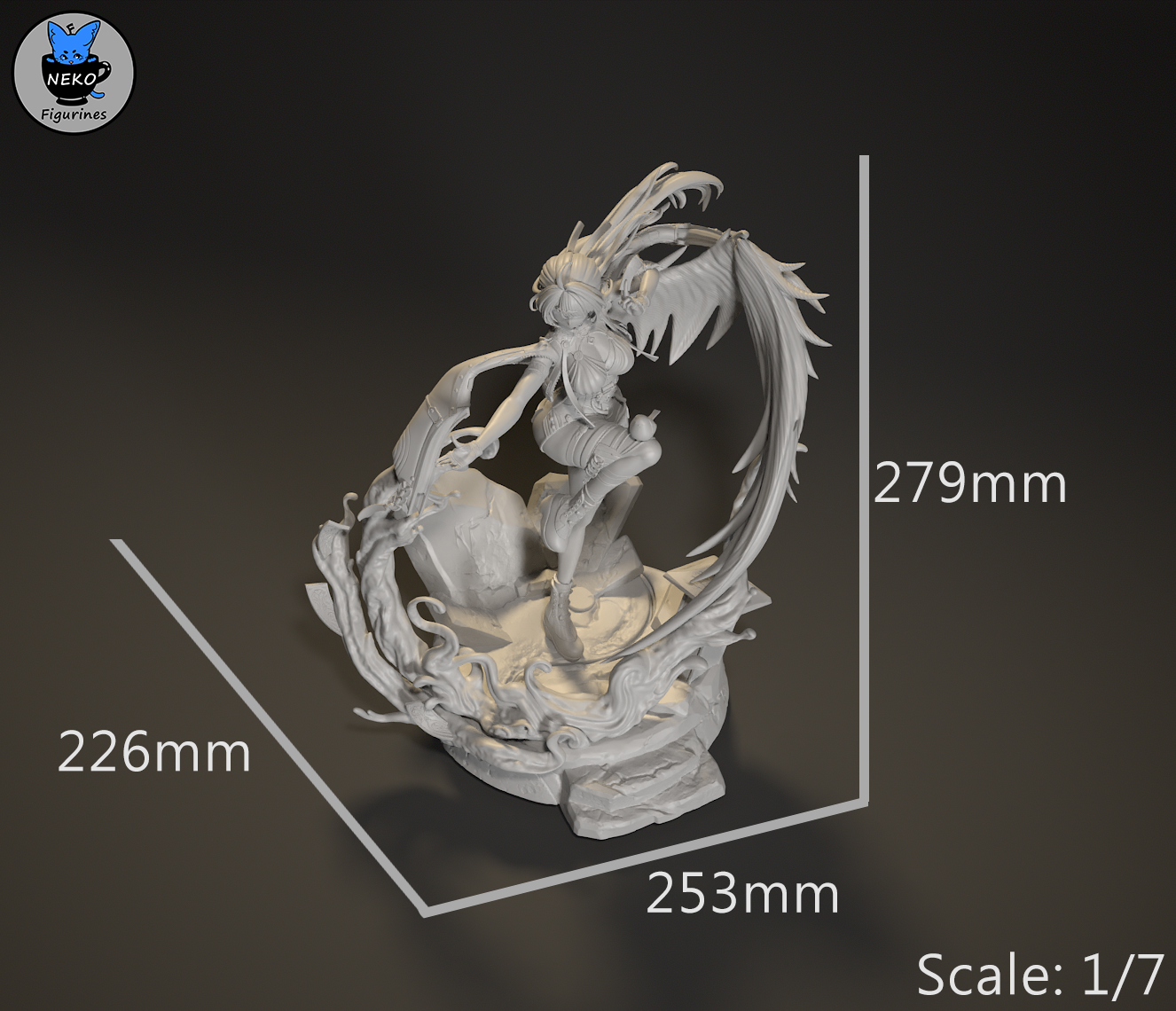 Yixuan from Zenless Zone Zero by Neko Figurines | High Quality Resin Print | Painted Commissions available!