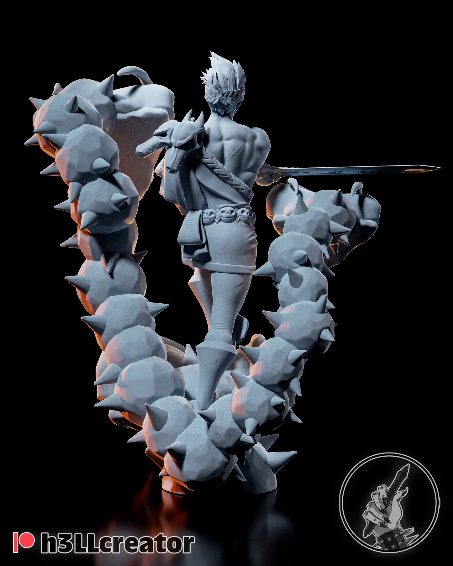 Zagreus Garage Kit | Fanmade Model by h3llcreator | Wayward son | 3D Printed - Sephiknot