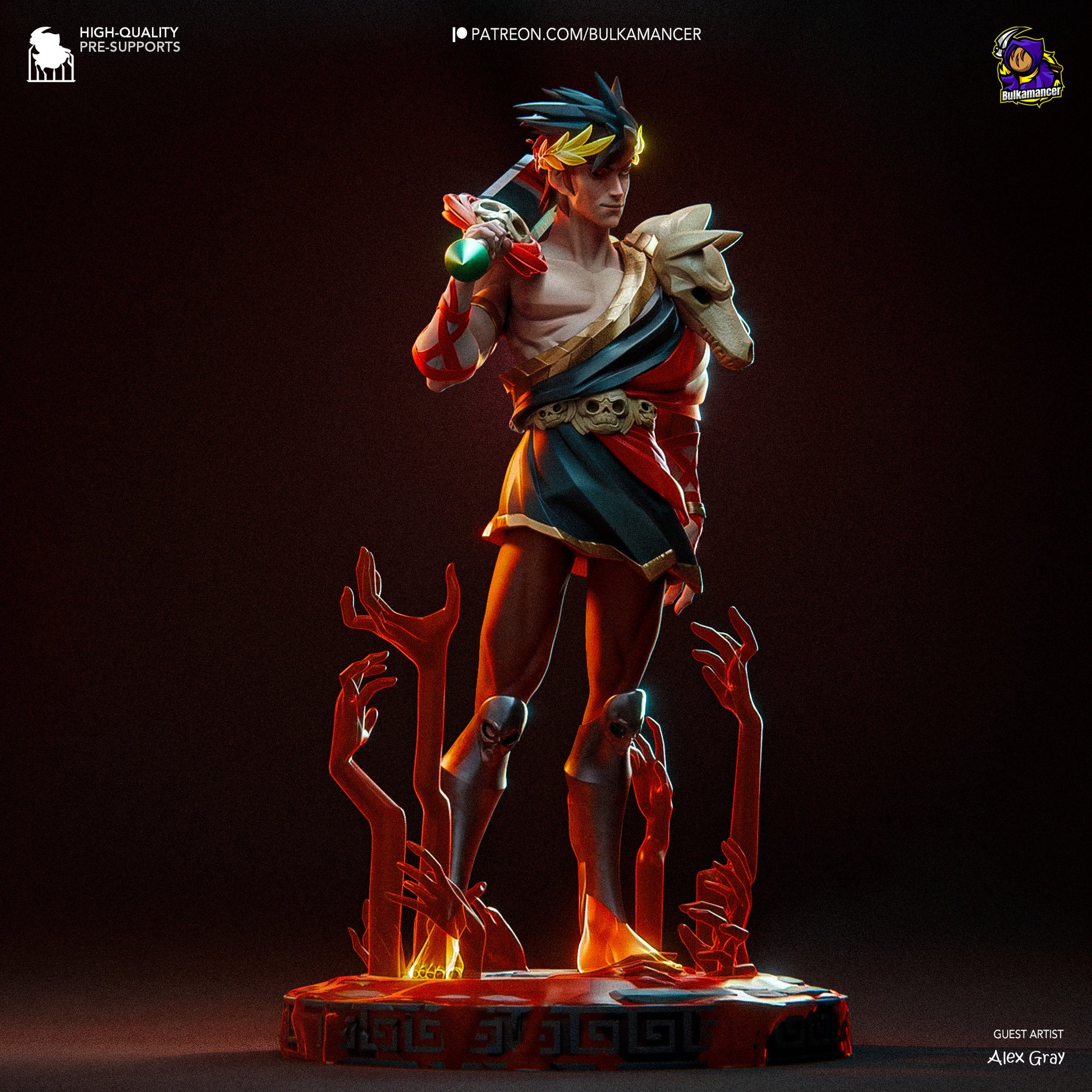 Zagreus Garage Kit | Fanmade Model by Bulkamancer| The blood prince | 3D Printed - Sephiknot
