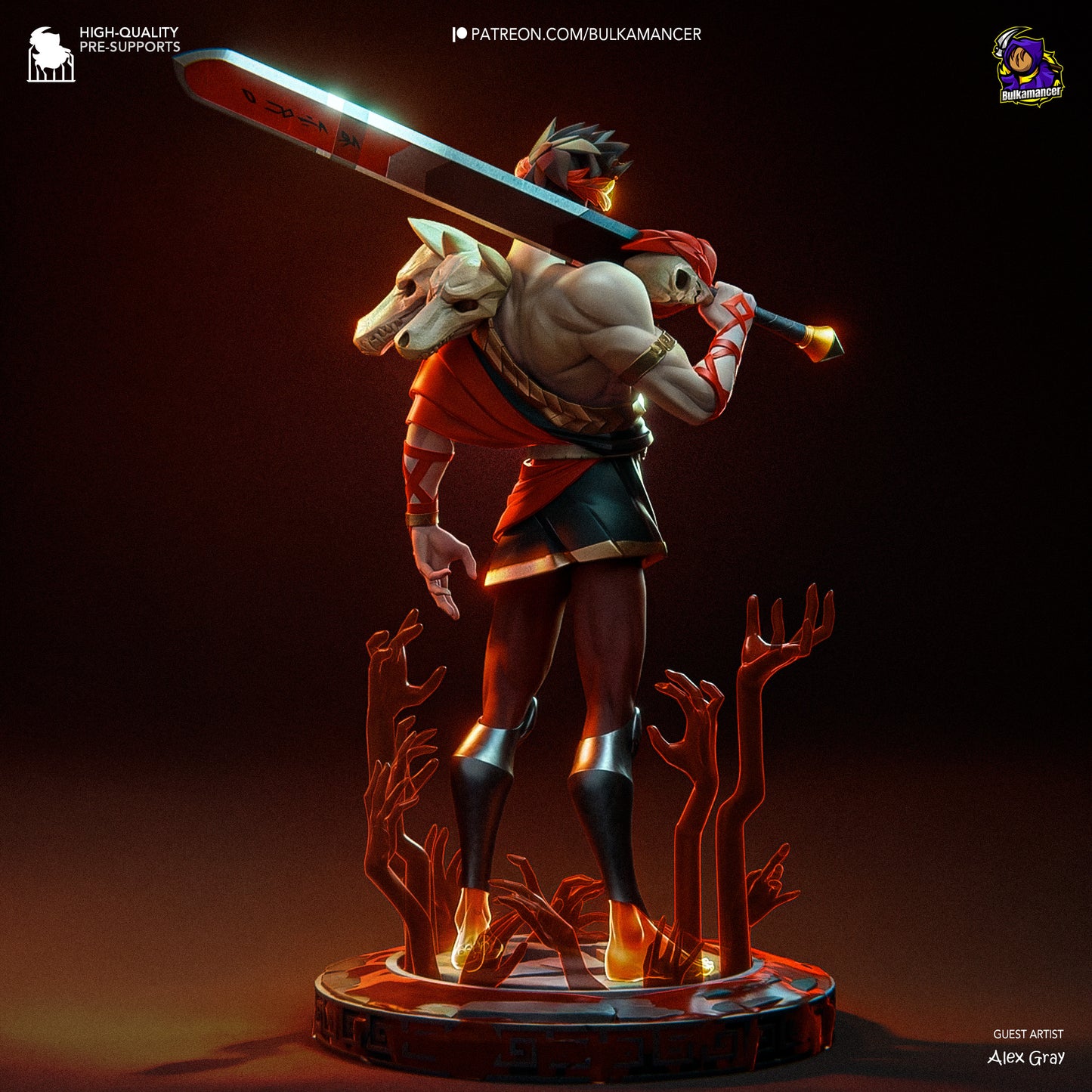 Zagreus Garage Kit | Fanmade Model by Bulkamancer| The blood prince | 3D Printed - Sephiknot