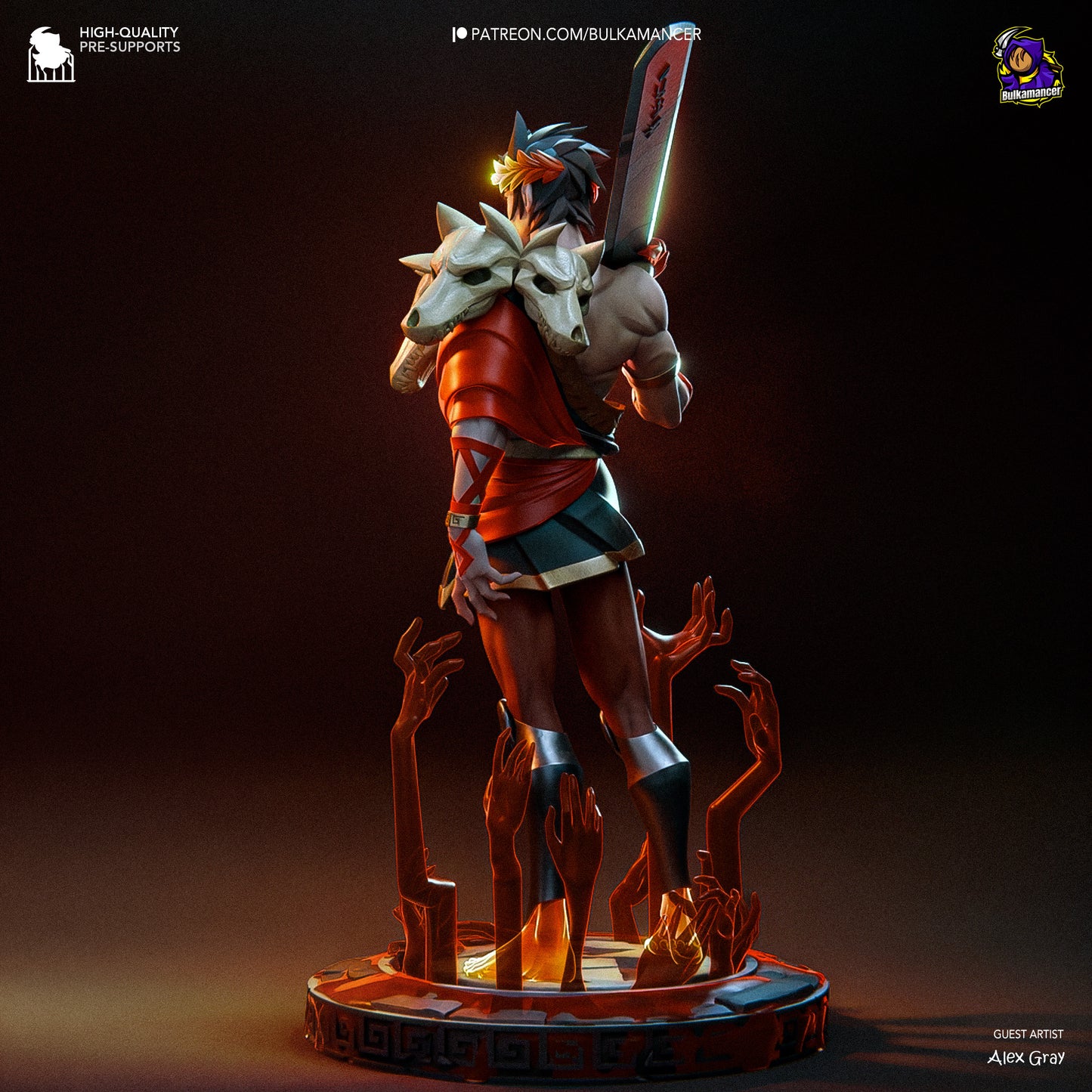 Zagreus Garage Kit | Fanmade Model by Bulkamancer| The blood prince | 3D Printed - Sephiknot