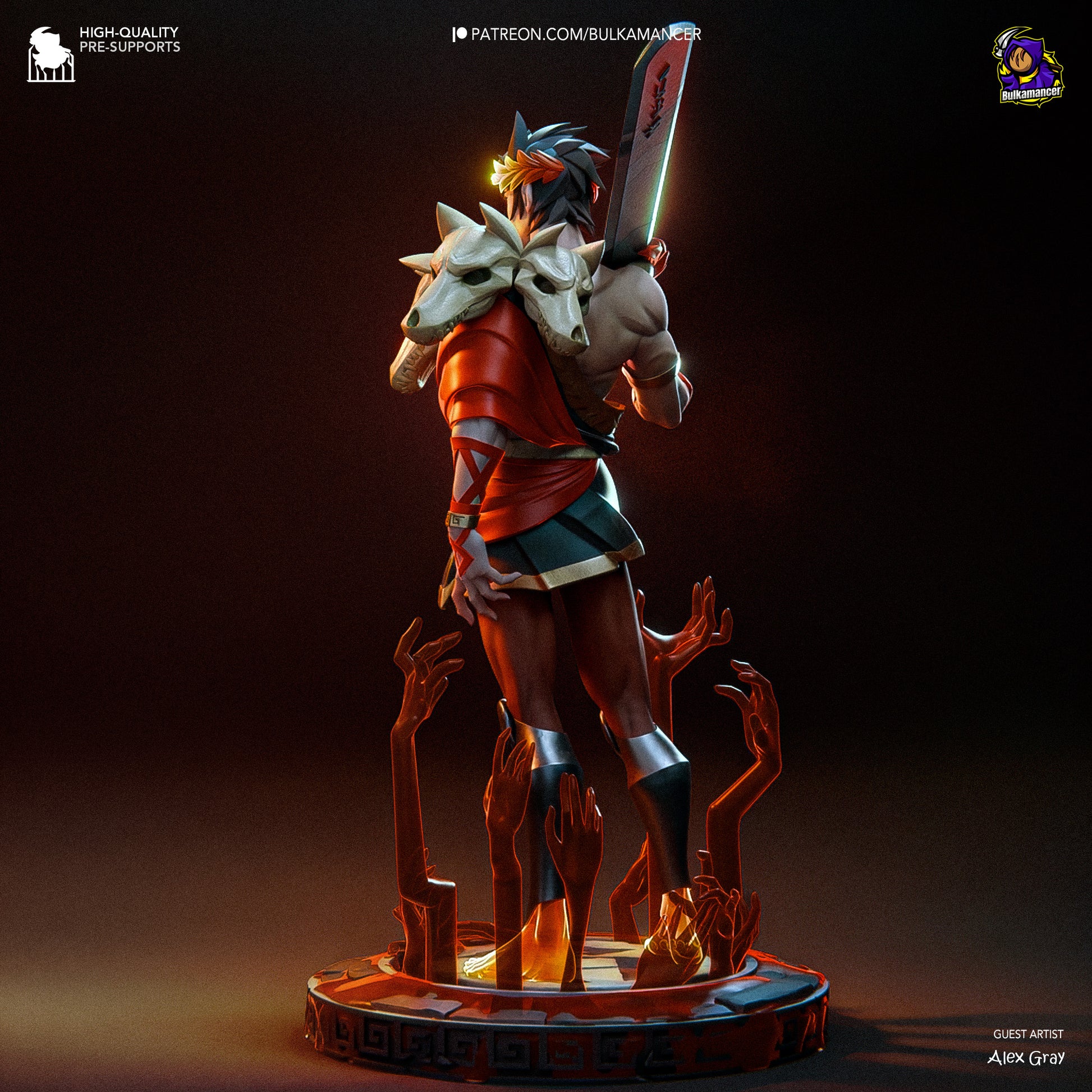 Zagreus Garage Kit | Fanmade Model by Bulkamancer| The blood prince | 3D Printed - Sephiknot