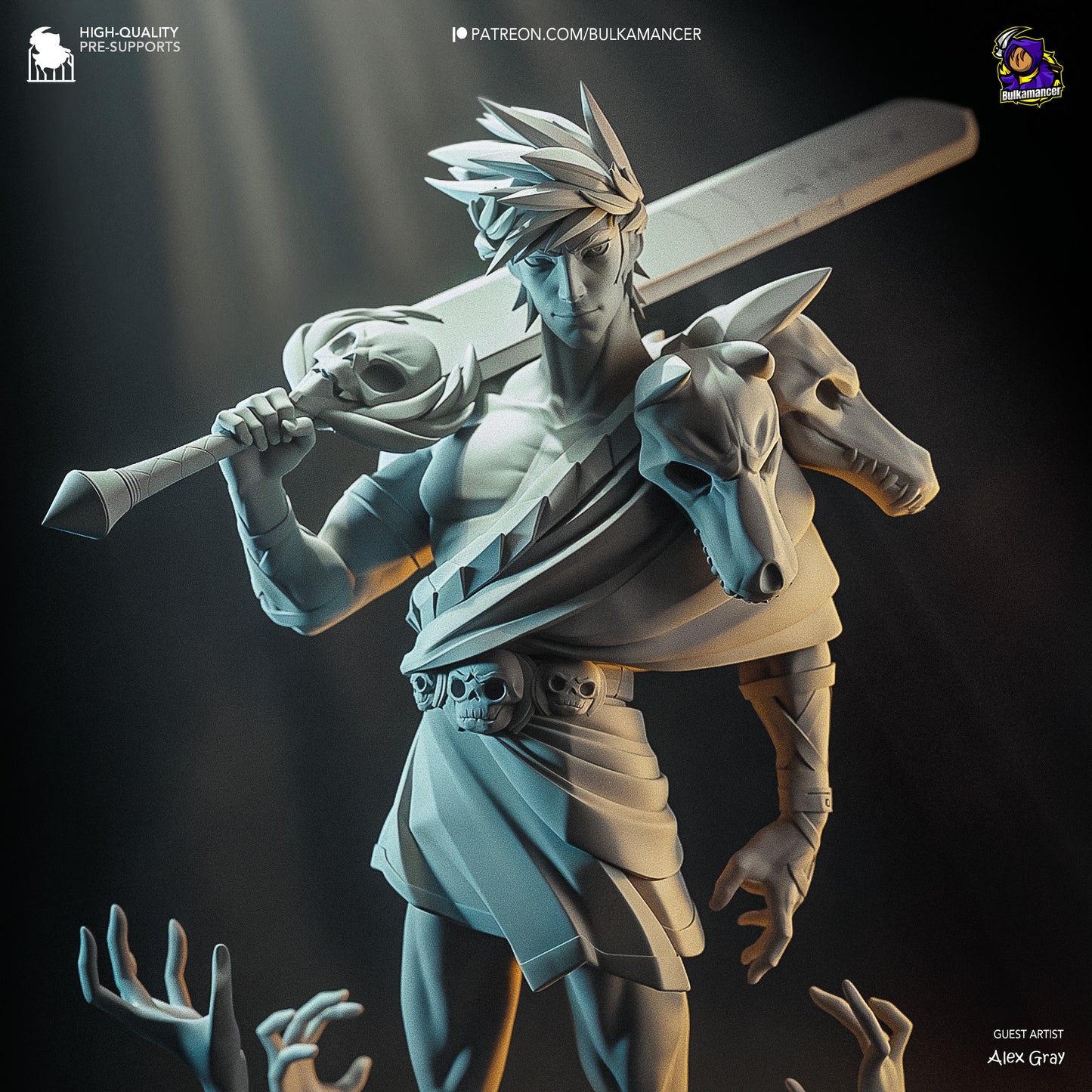Zagreus Garage Kit | Fanmade Model by Bulkamancer| The blood prince | 3D Printed - Sephiknot