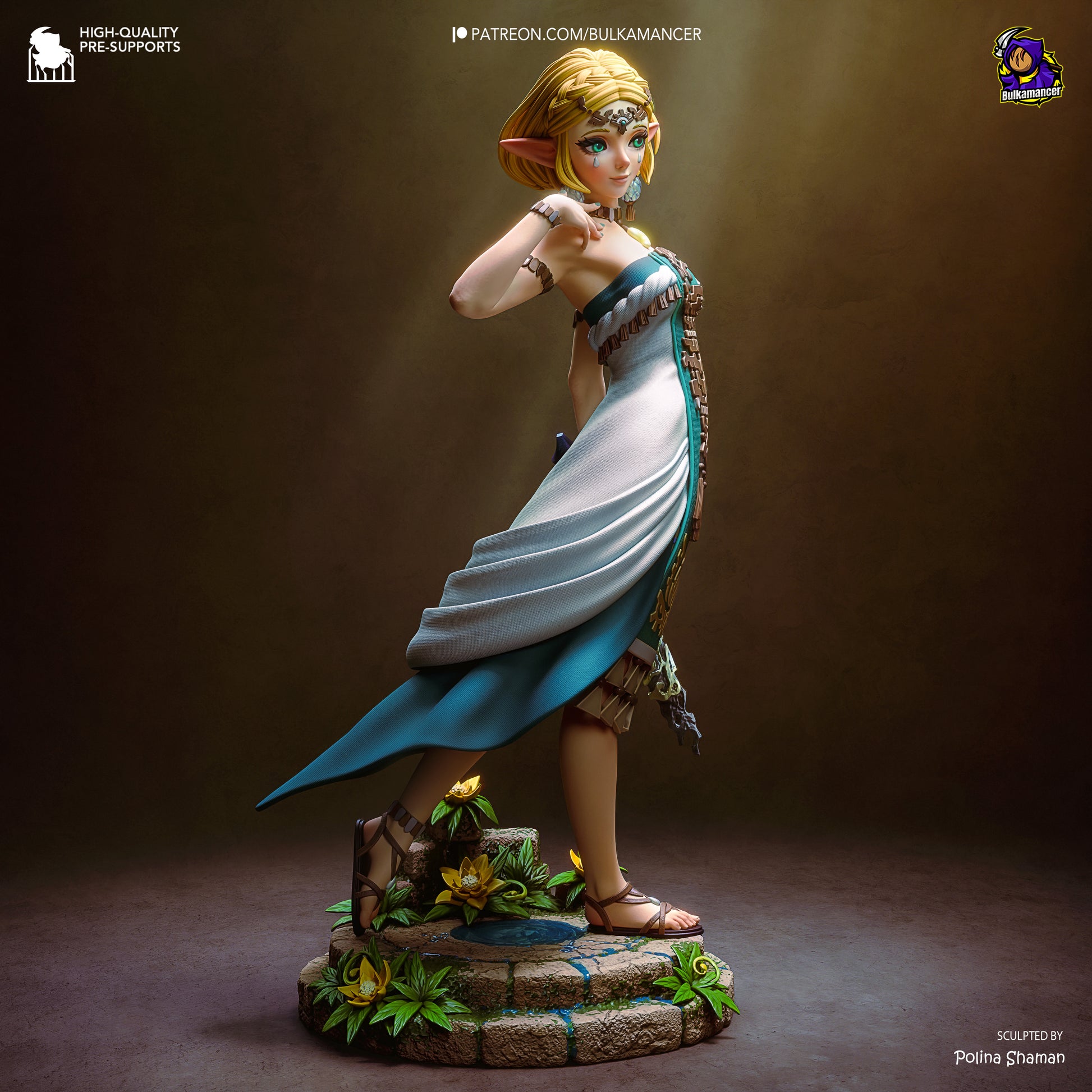 Zelda from Tears of Kingdom by Bulkamancer | High Quality Resin Print | Painted Commissions available! - Sephiknot