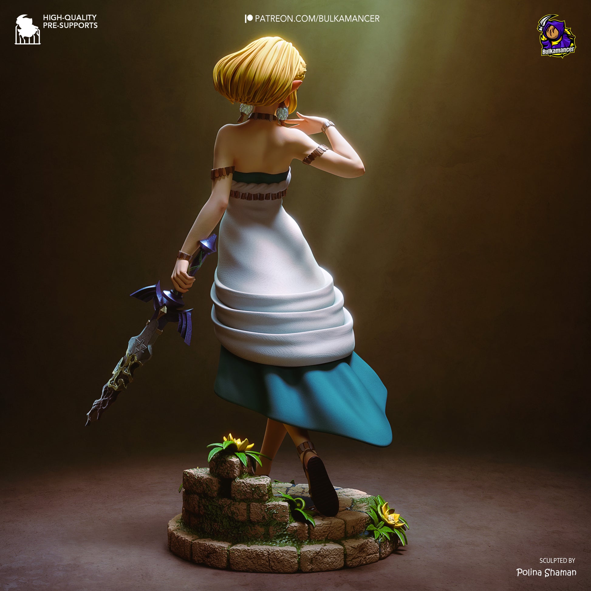 Zelda from Tears of Kingdom by Bulkamancer | High Quality Resin Print | Painted Commissions available! - Sephiknot