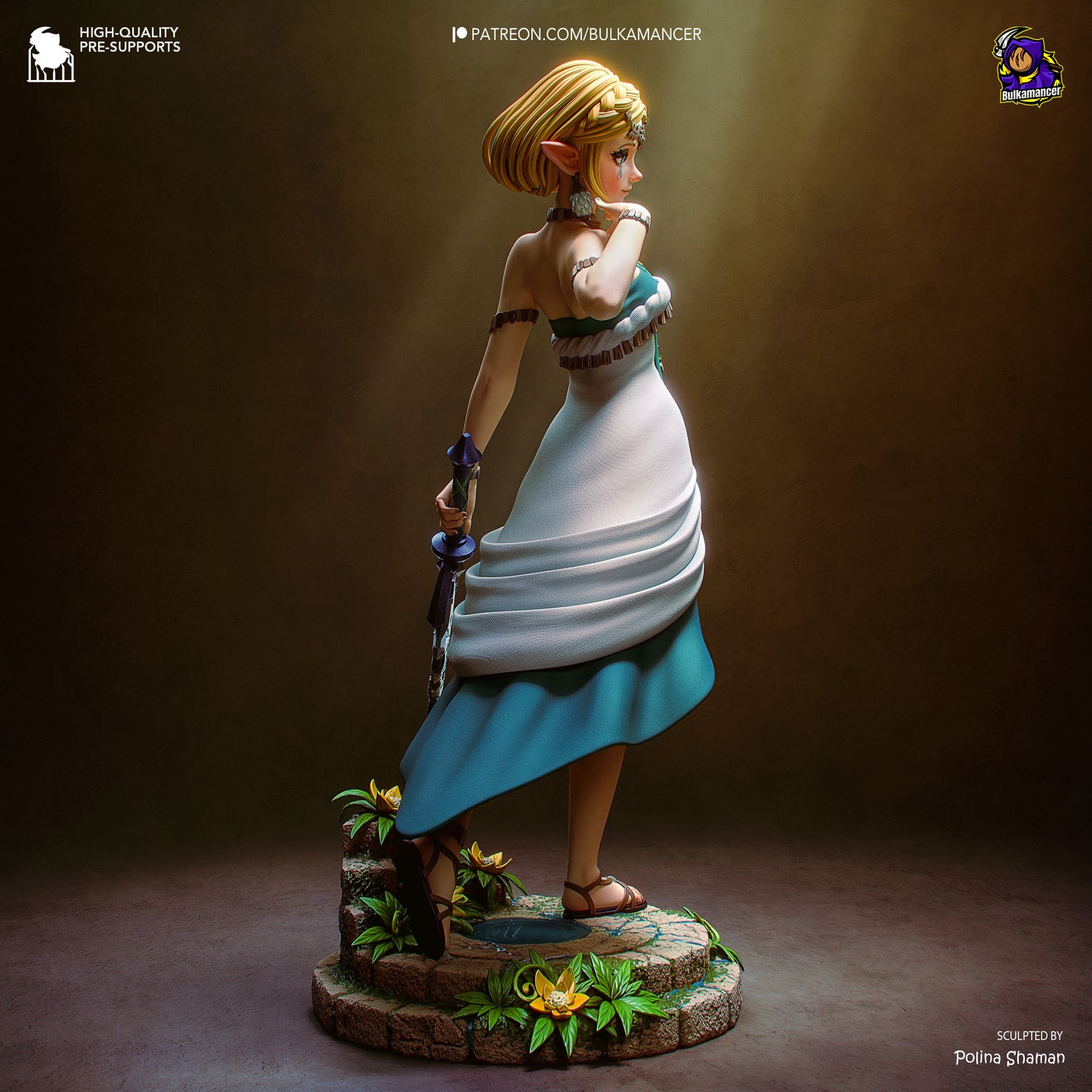 Zelda from Tears of Kingdom by Bulkamancer | High Quality Resin Print | Painted Commissions available! - Sephiknot