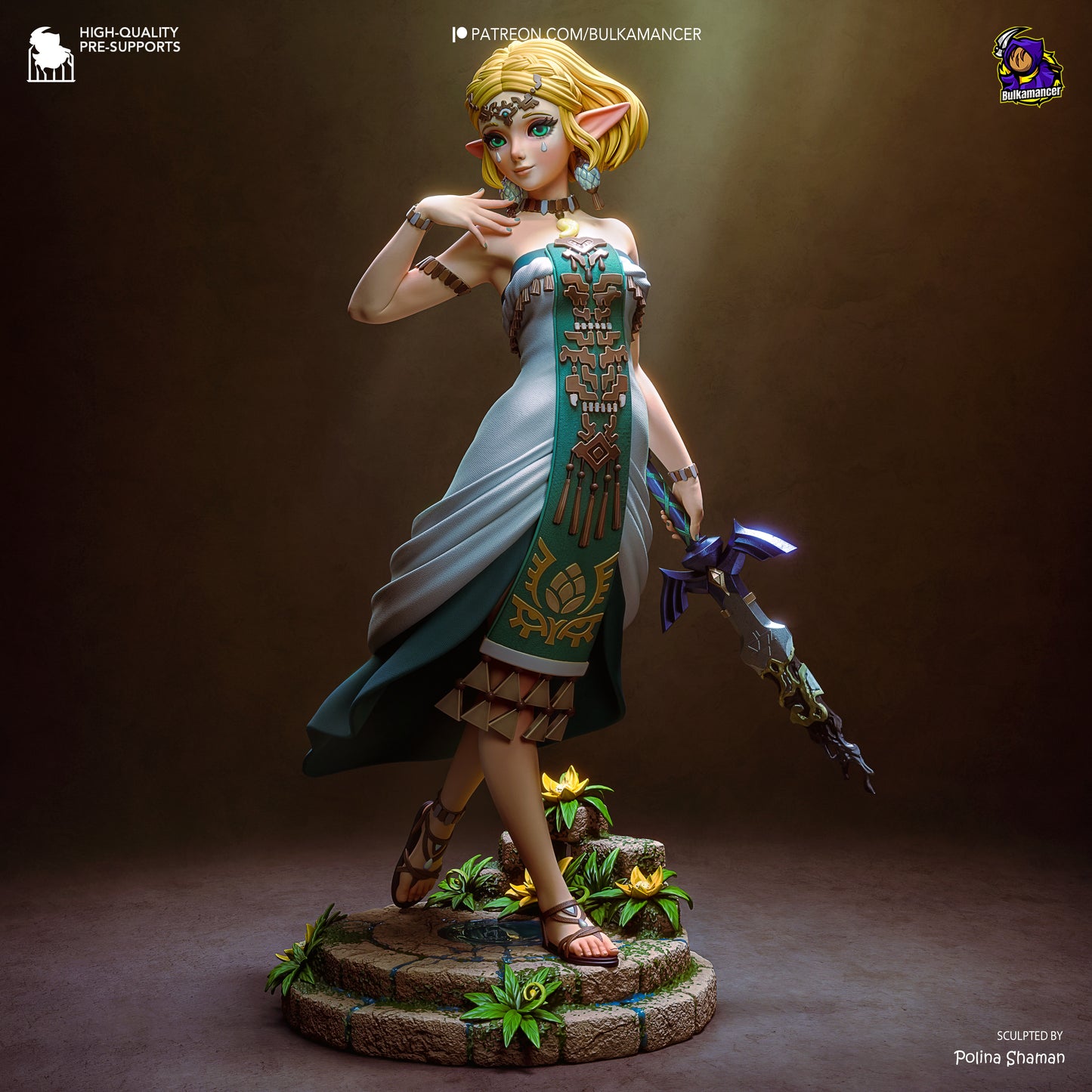 Zelda from Tears of Kingdom by Bulkamancer | High Quality Resin Print | Painted Commissions available! - Sephiknot