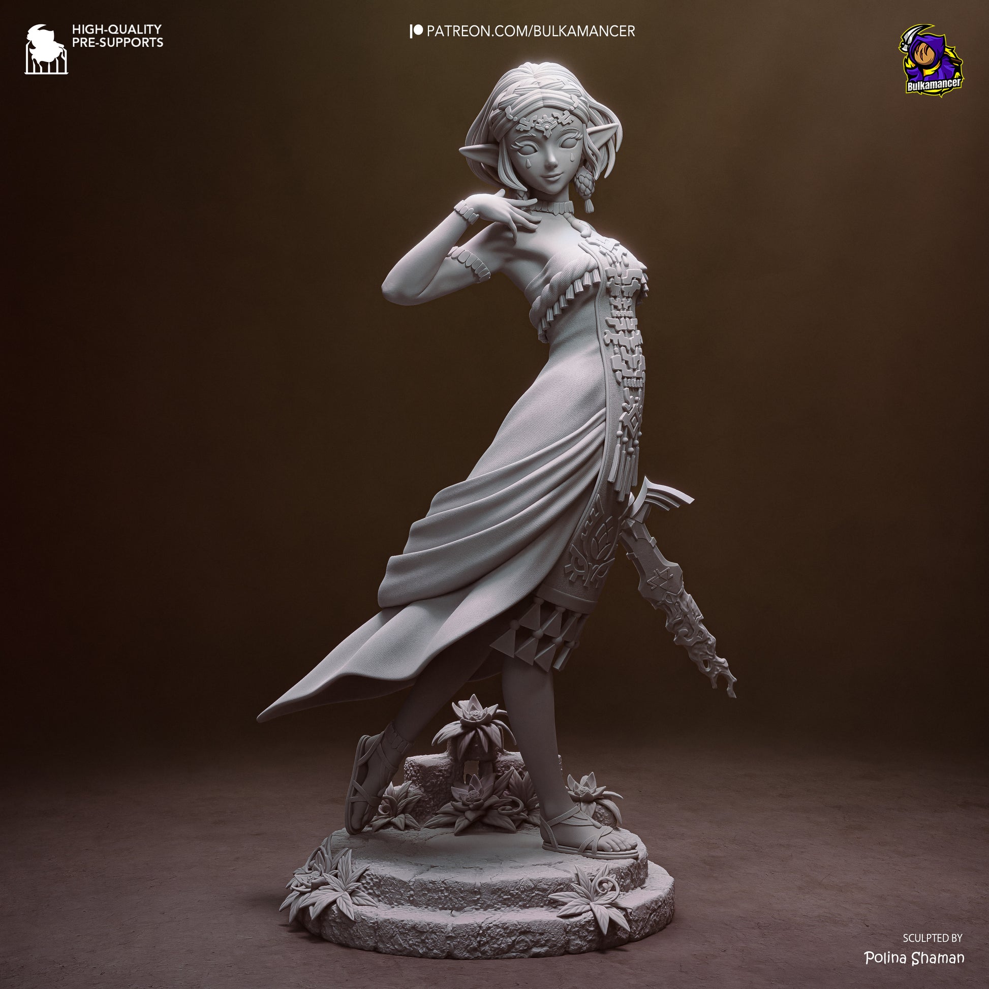 Zelda from Tears of Kingdom by Bulkamancer | High Quality Resin Print | Painted Commissions available! - Sephiknot